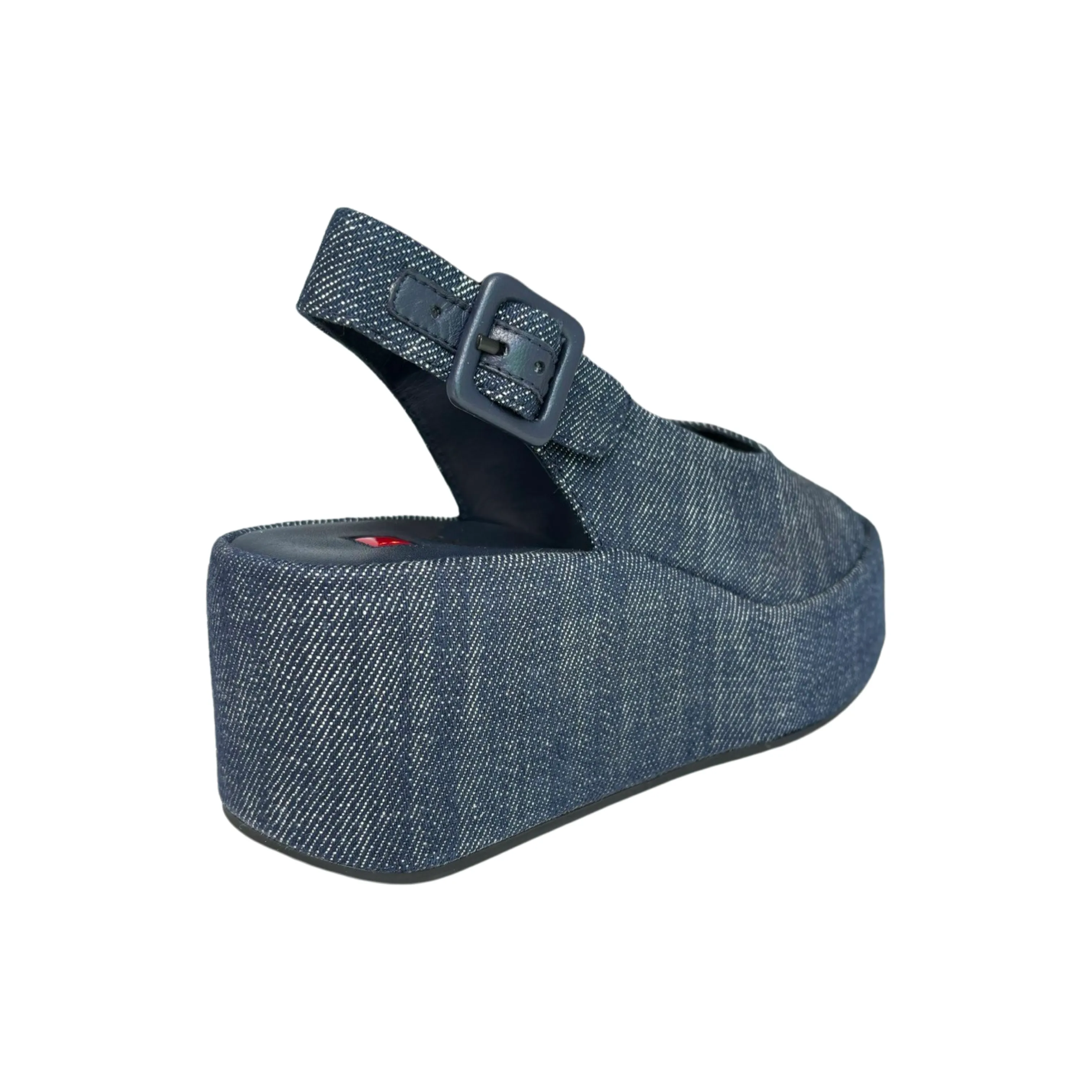 102519 Denim Platform Sandal