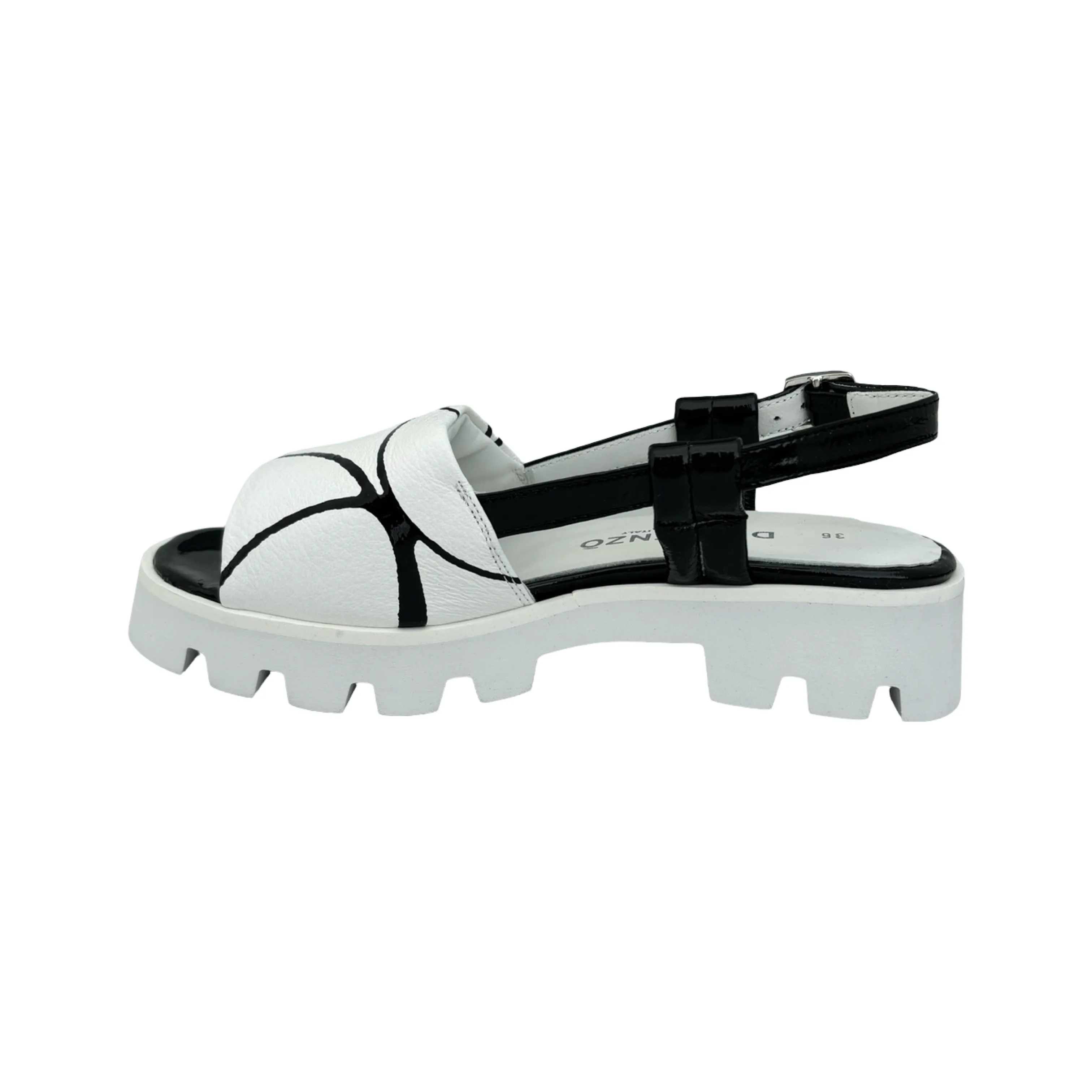 11227 St Tropez B/W Sandal