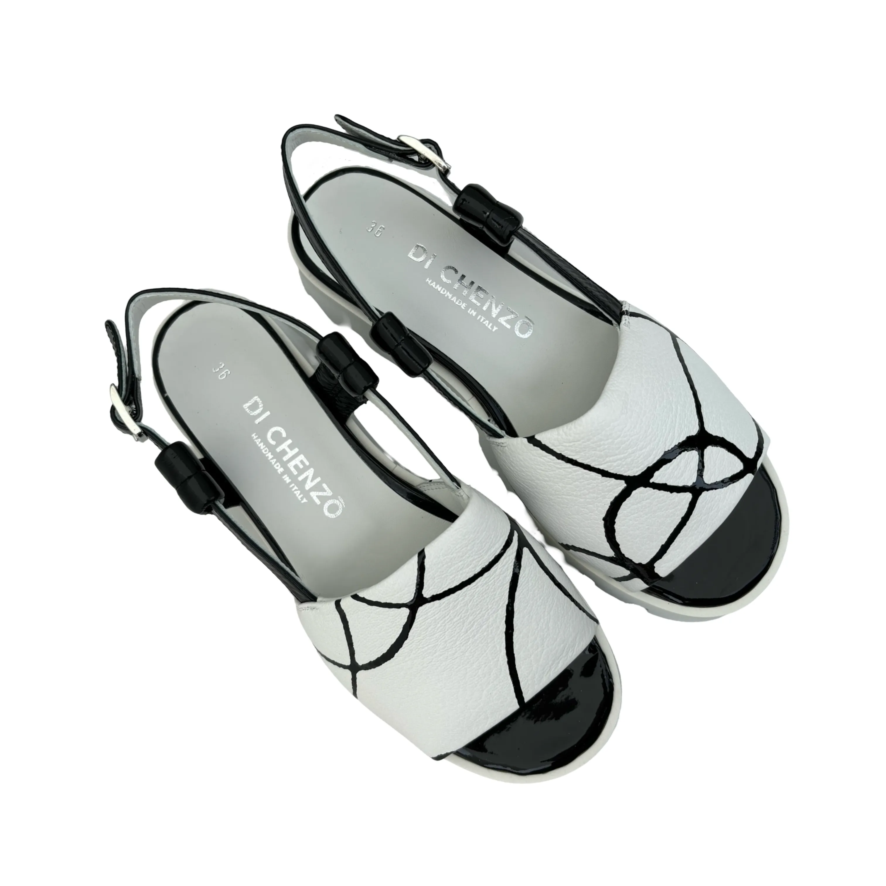 11227 St Tropez B/W Sandal