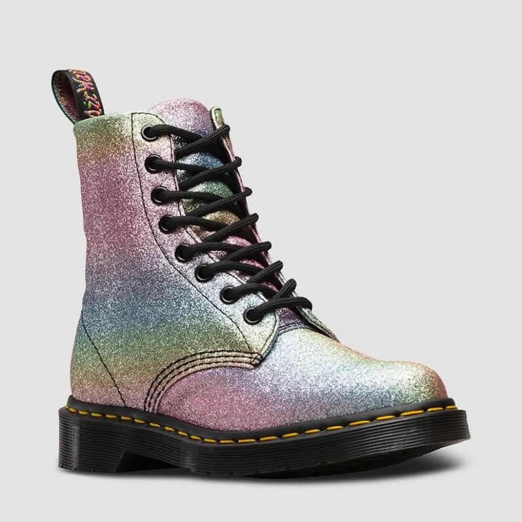 1460 Pascal Glitter Multi Glitter PU Boots