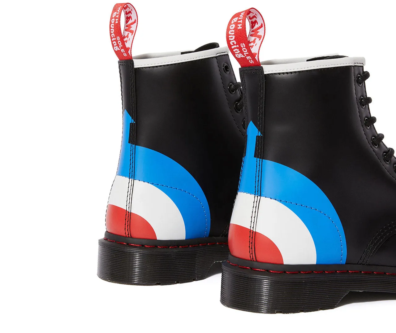 1460 The Who Black Target Smooth Boots