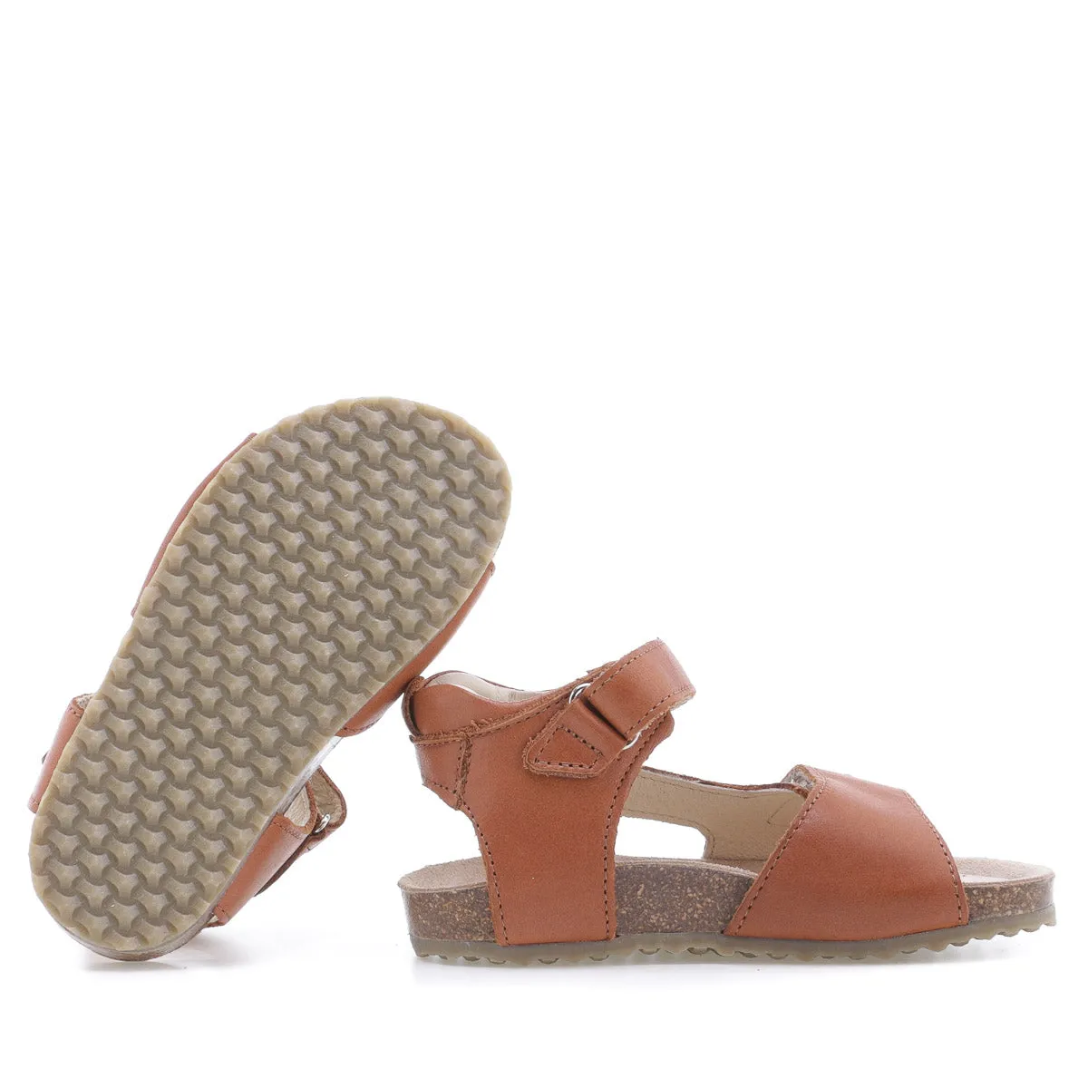 (2508-26/2509-26) Emel  brown velcro sandals