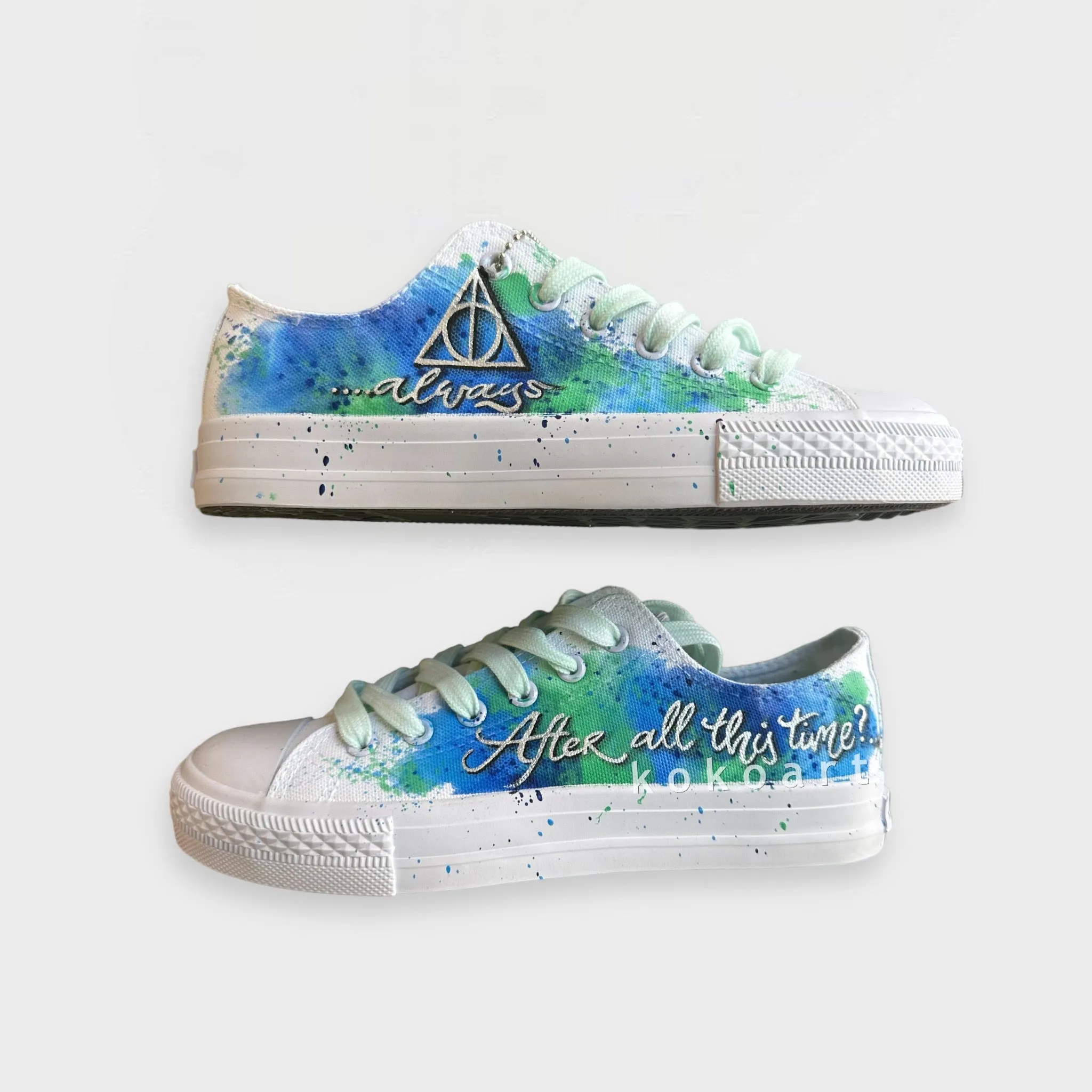 Abstract Hand Painted Shoes