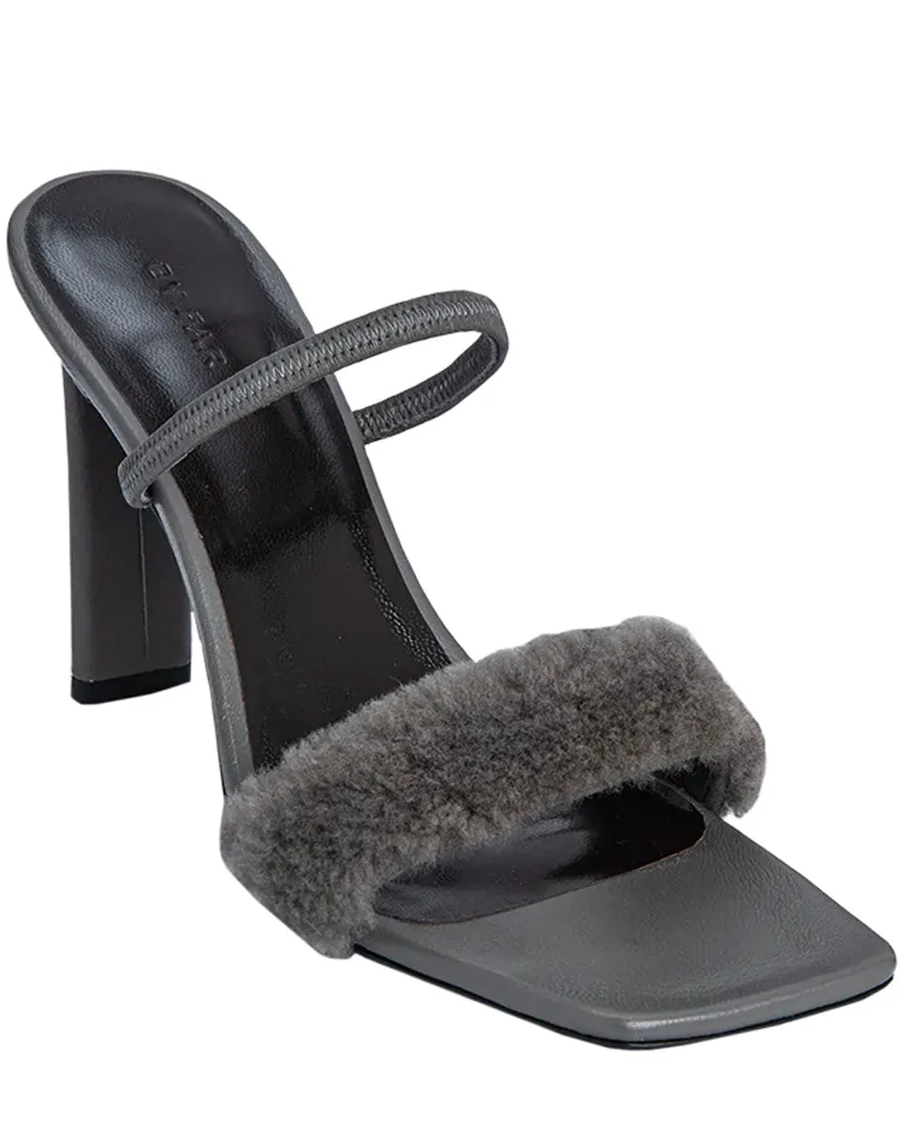 Ada Shearling Sandal in Cement