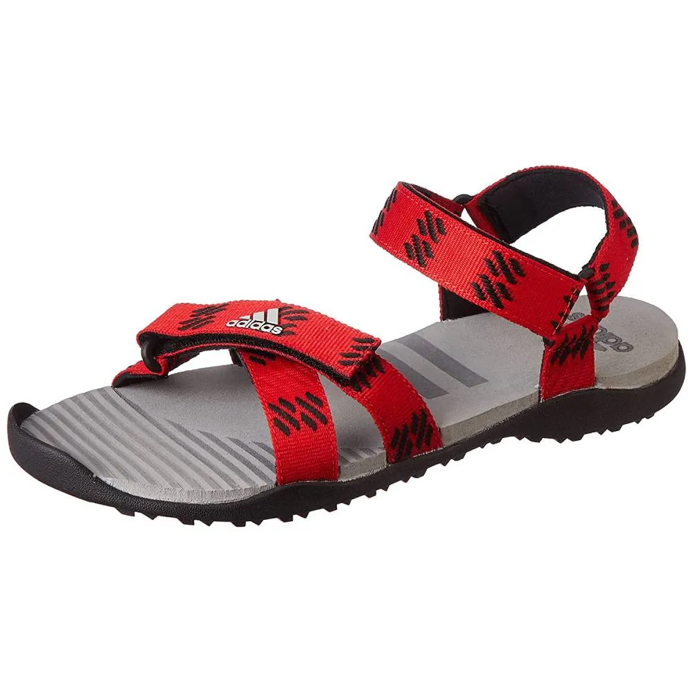 Adidas Men's Moary Sandal (Better Scarlet/Core Black/Stone)