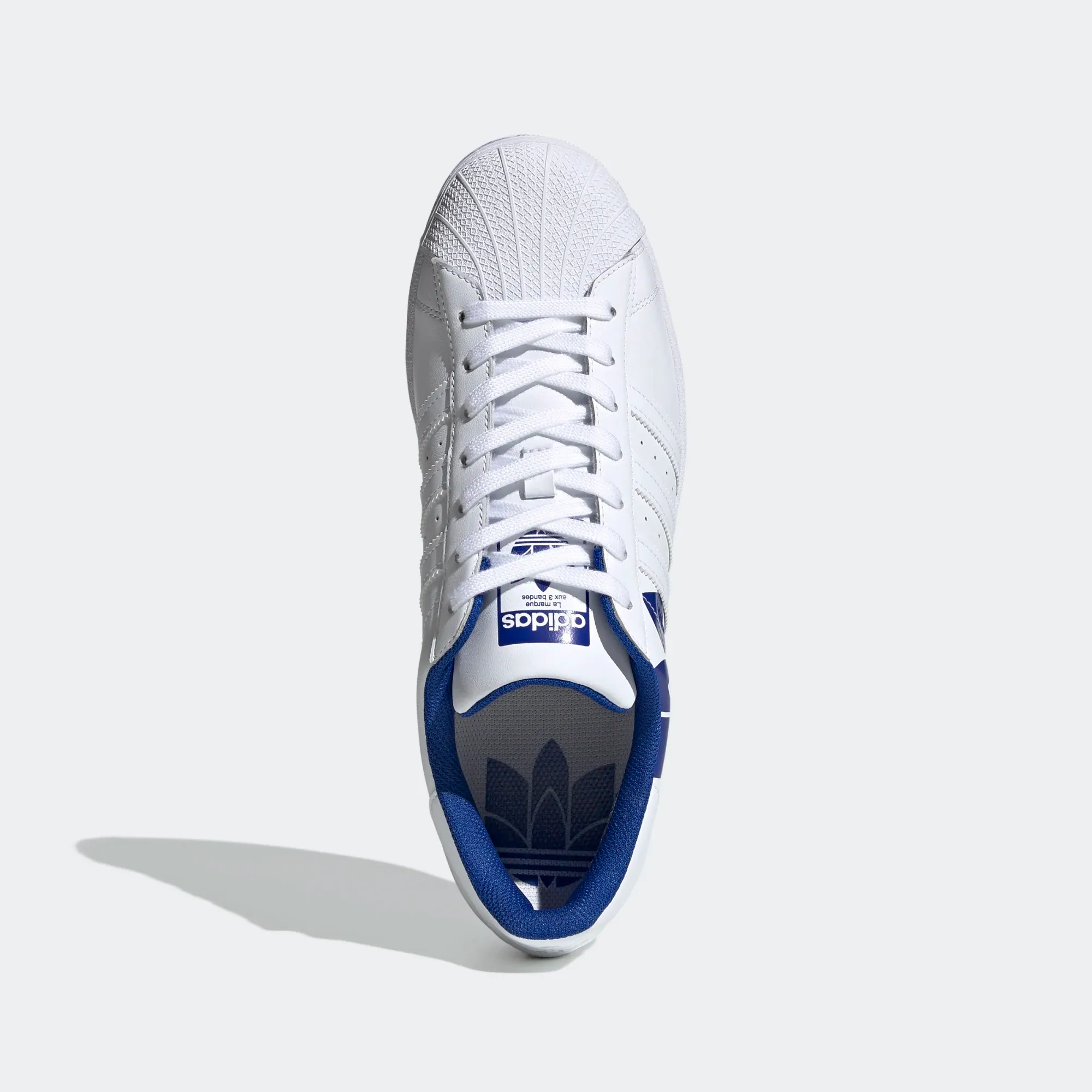 Adidas Superstar Shoes - Cloud White / Royal Blue