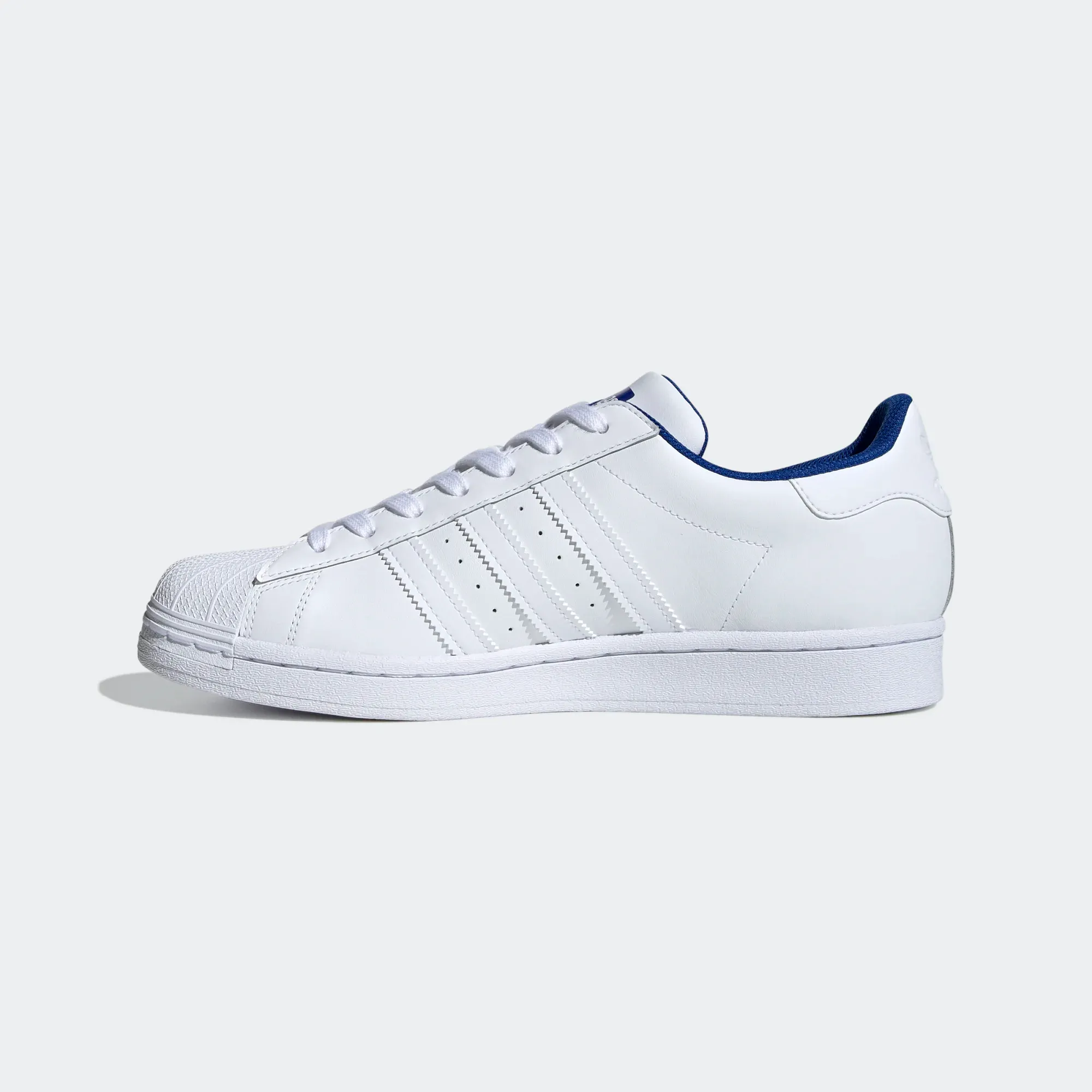 Adidas Superstar Shoes - Cloud White / Royal Blue