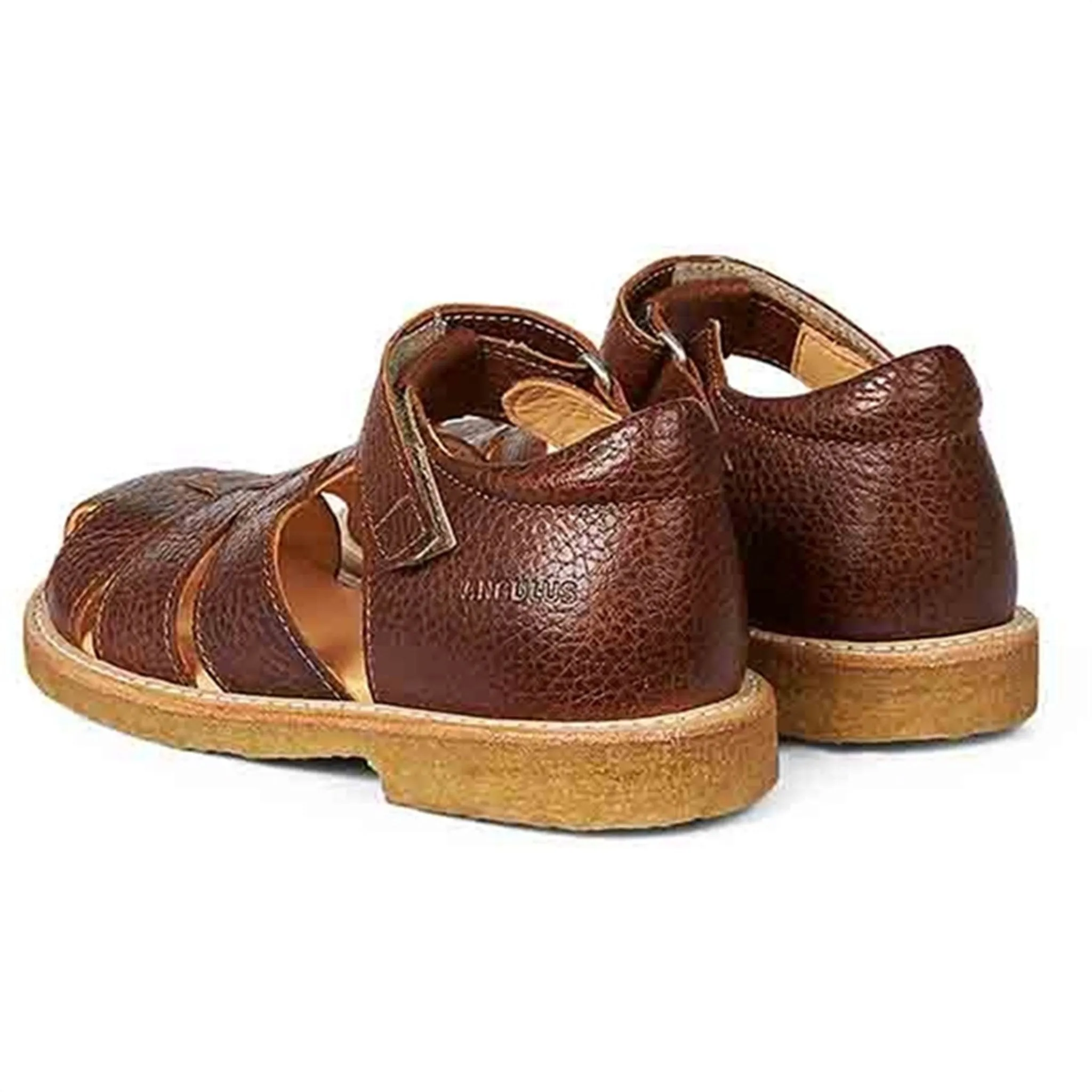 Angulus Sandal W. Velcro Medium Brown