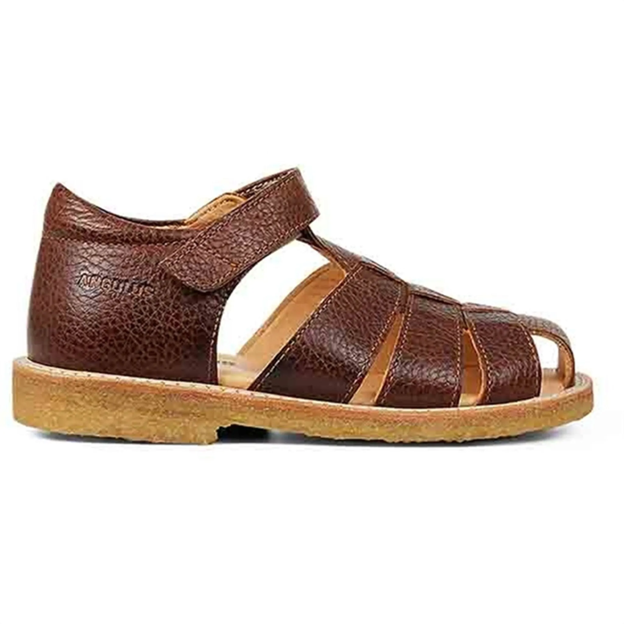 Angulus Sandal W. Velcro Medium Brown