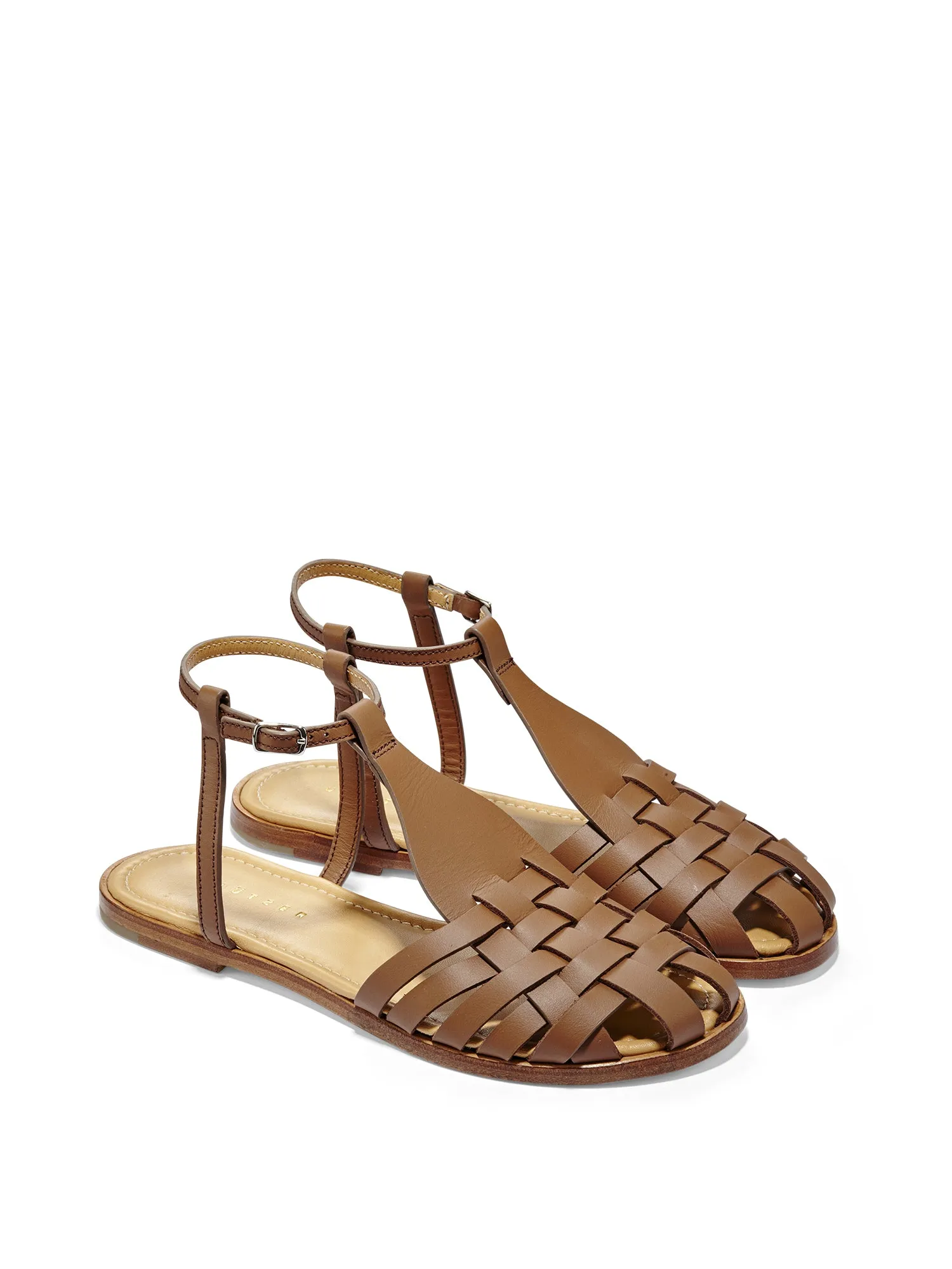 Annika Woven Leather Sandal