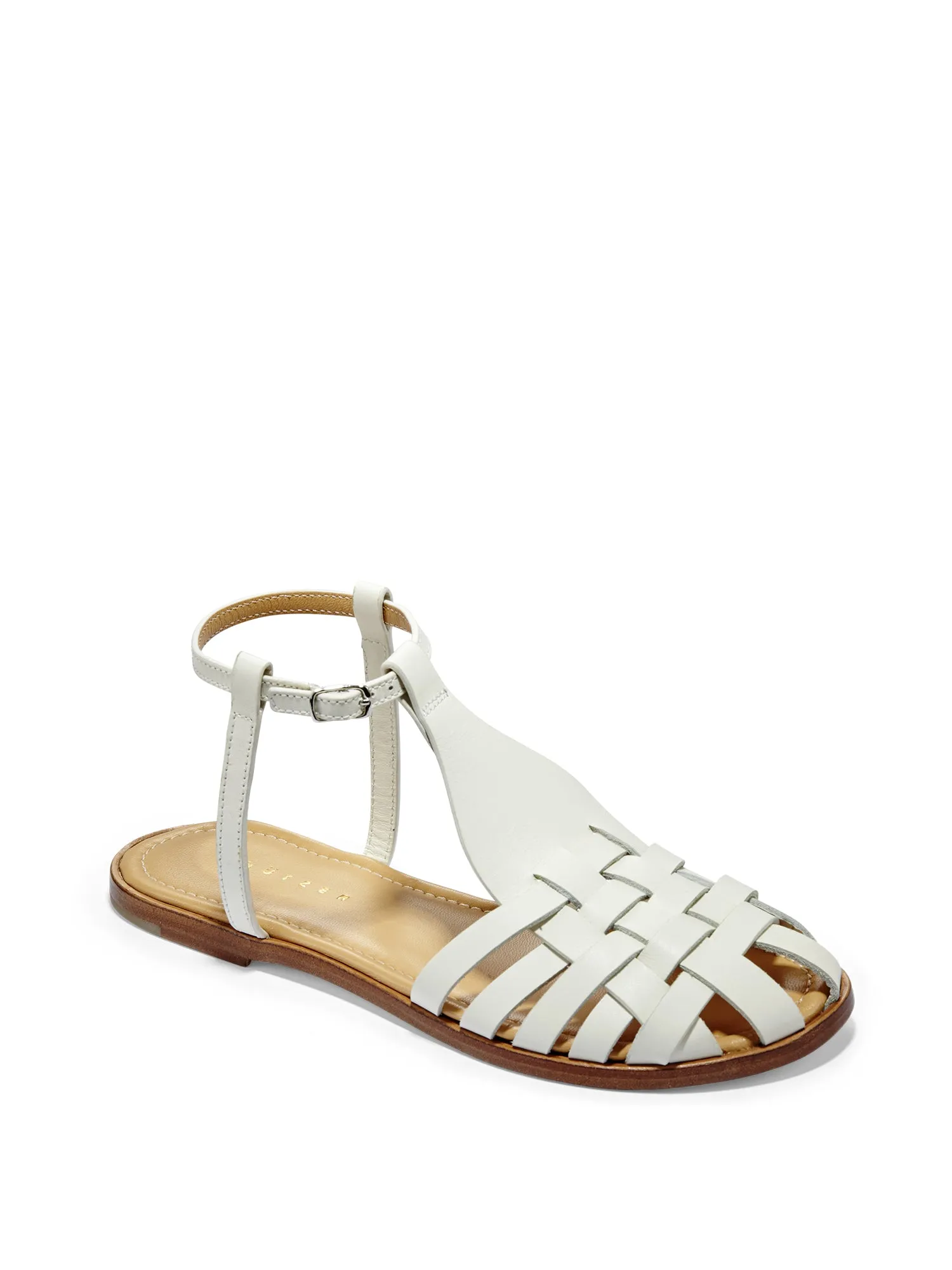 Annika Woven Leather Sandal