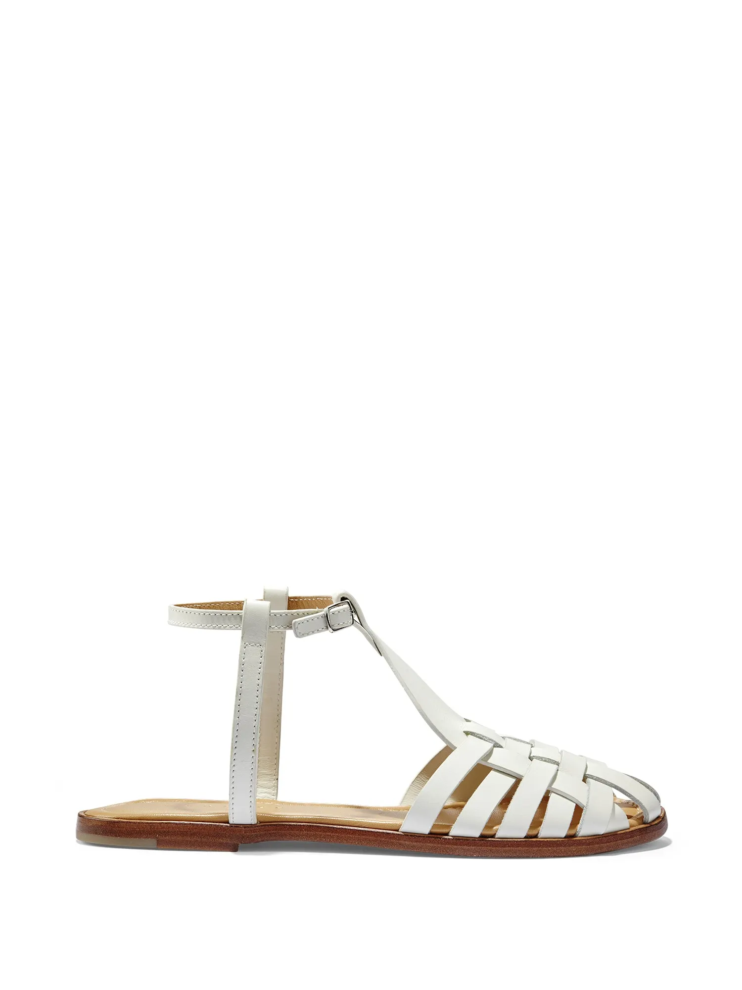 Annika Woven Leather Sandal