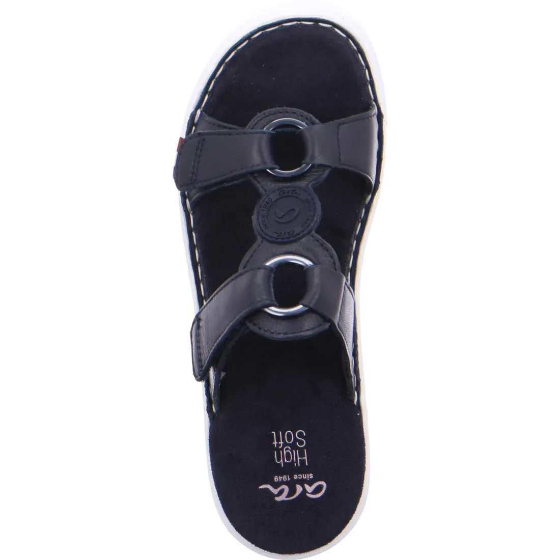 Ara Ladies Adjustable Mule Sandal Navy