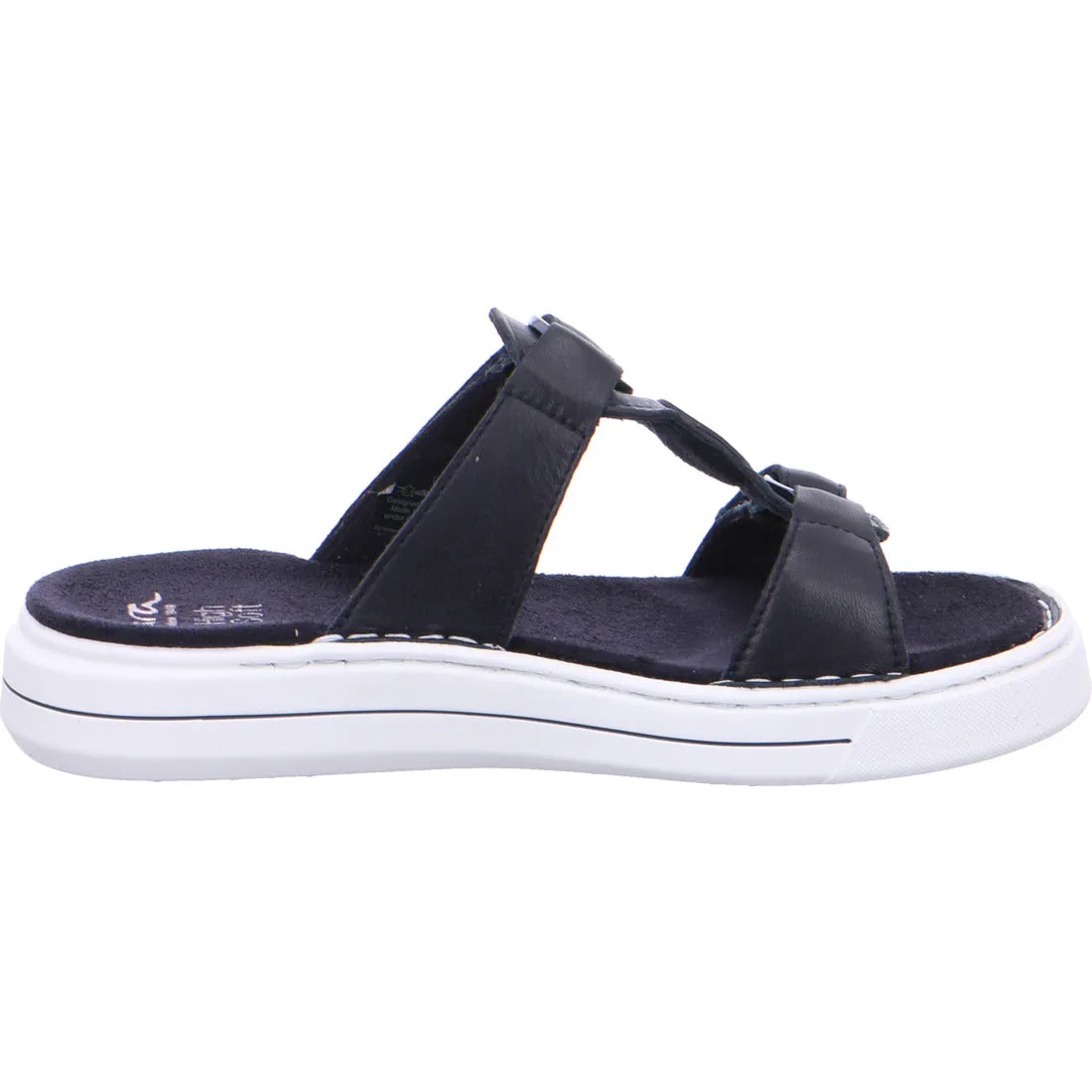 Ara Ladies Adjustable Mule Sandal Navy