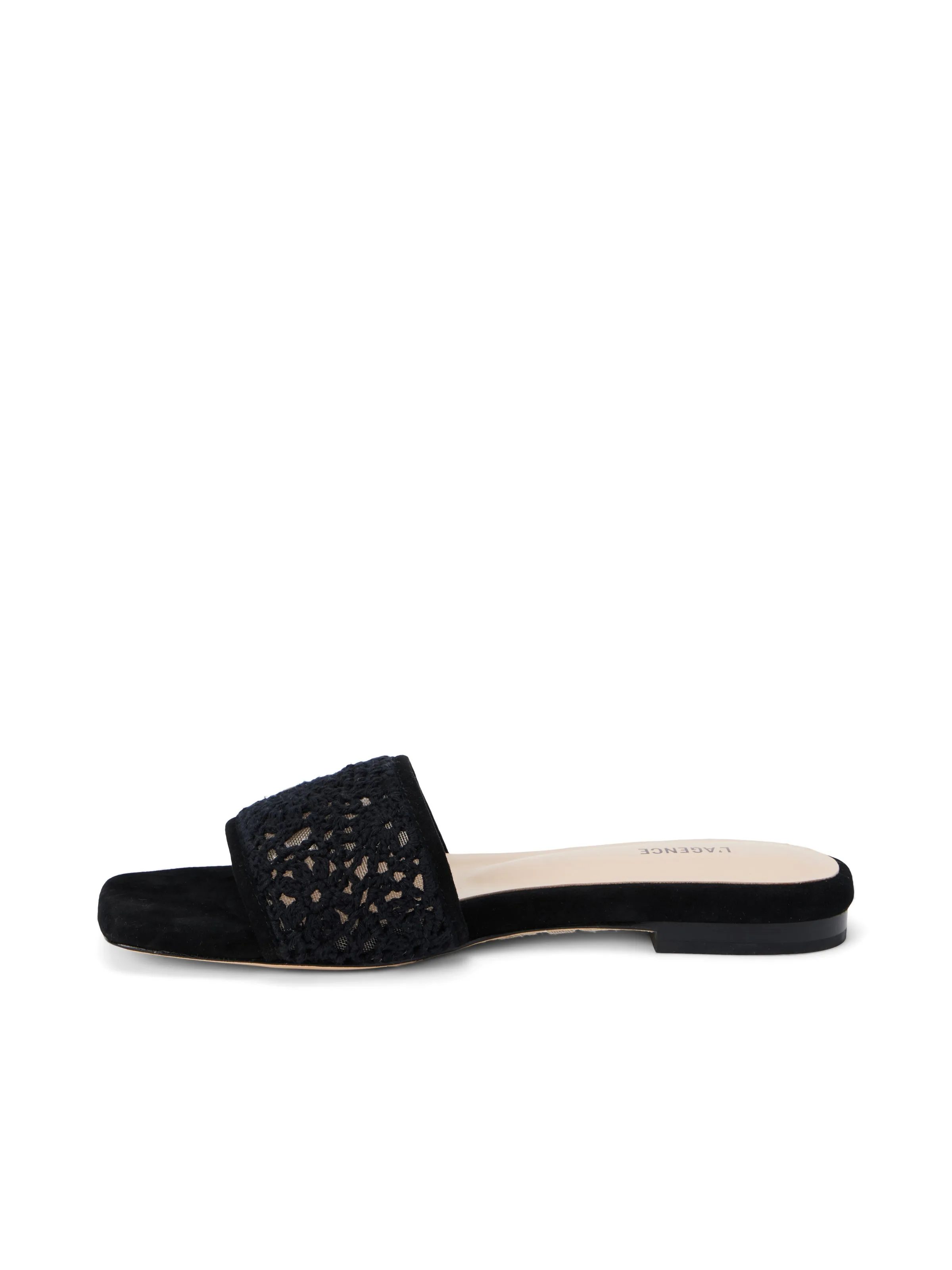 Armelle Crochet Slide Sandal