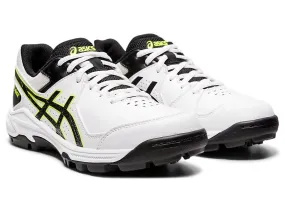 Asics Gel Peake Junior Cricket Shoes - White/Black