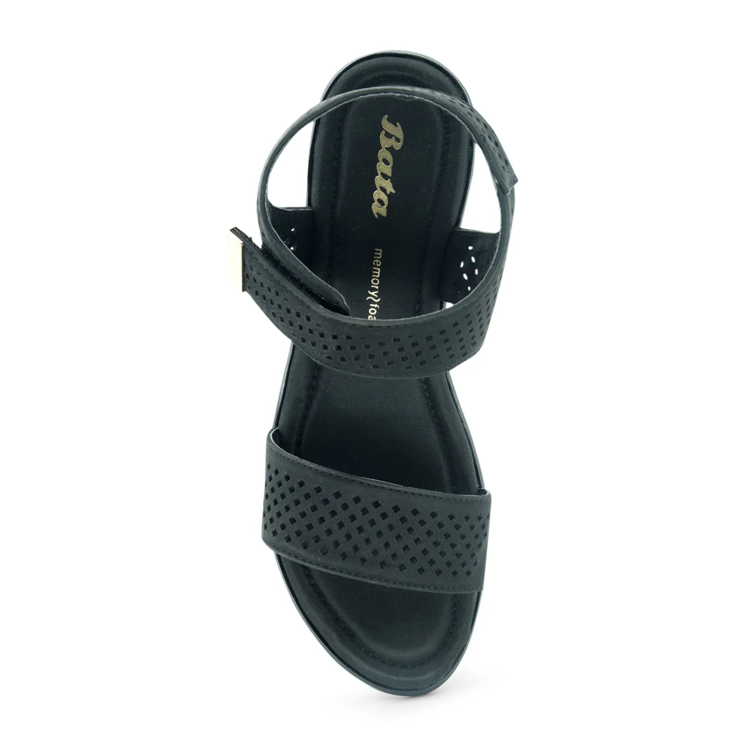 Bata MIRROR Women's Mid-Wedge Strap Sandal