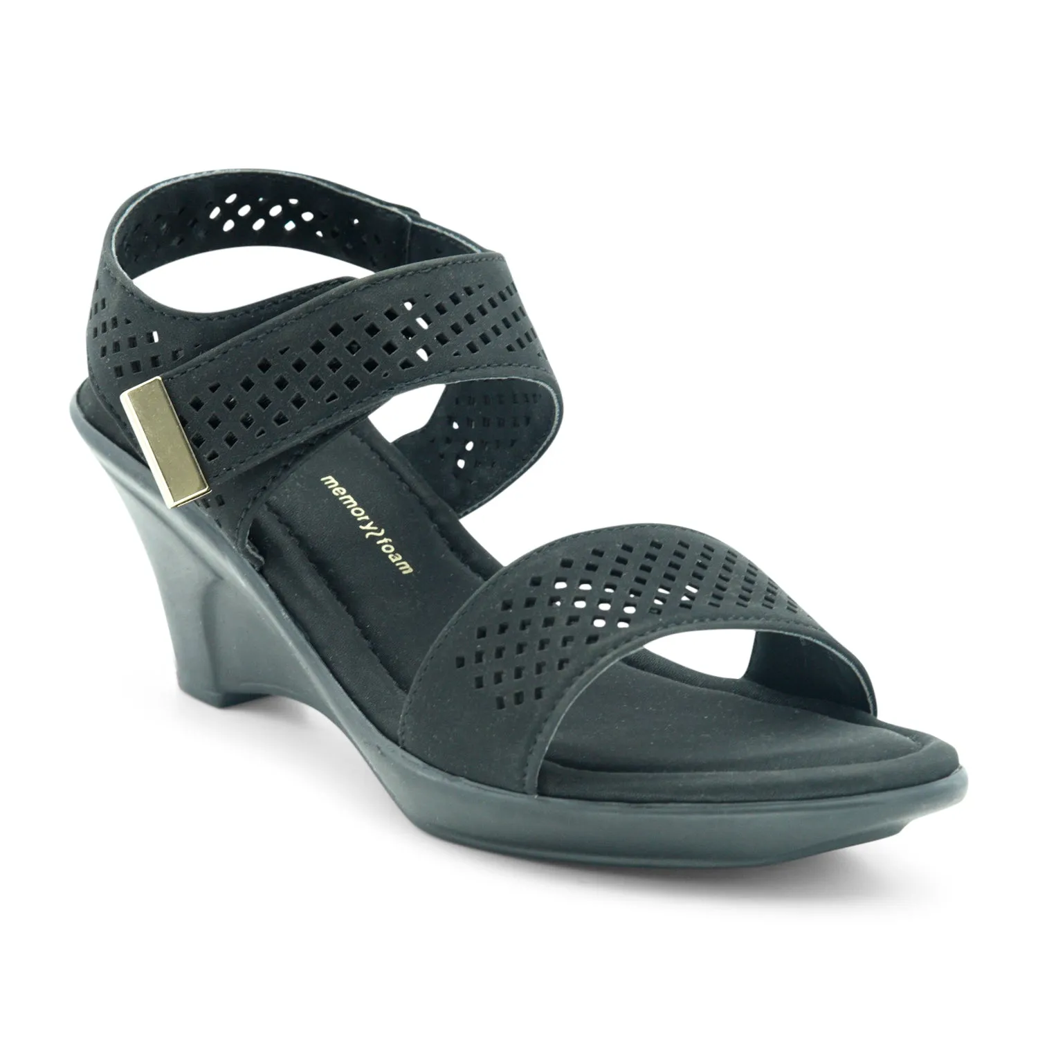 Bata MIRROR Women's Mid-Wedge Strap Sandal