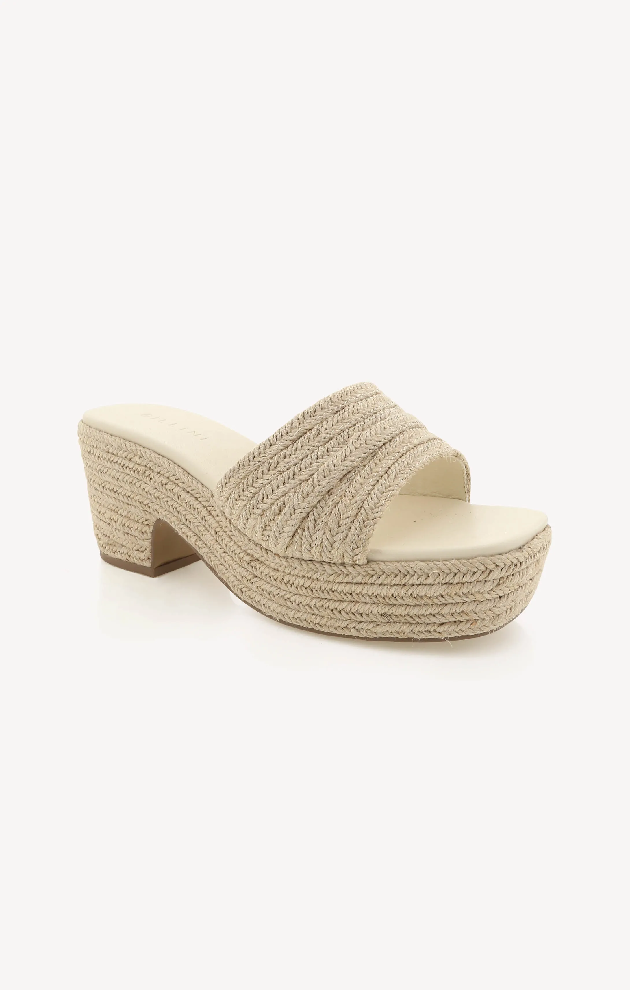 Billini Braylee Platform Sandal ~ Natural Rope