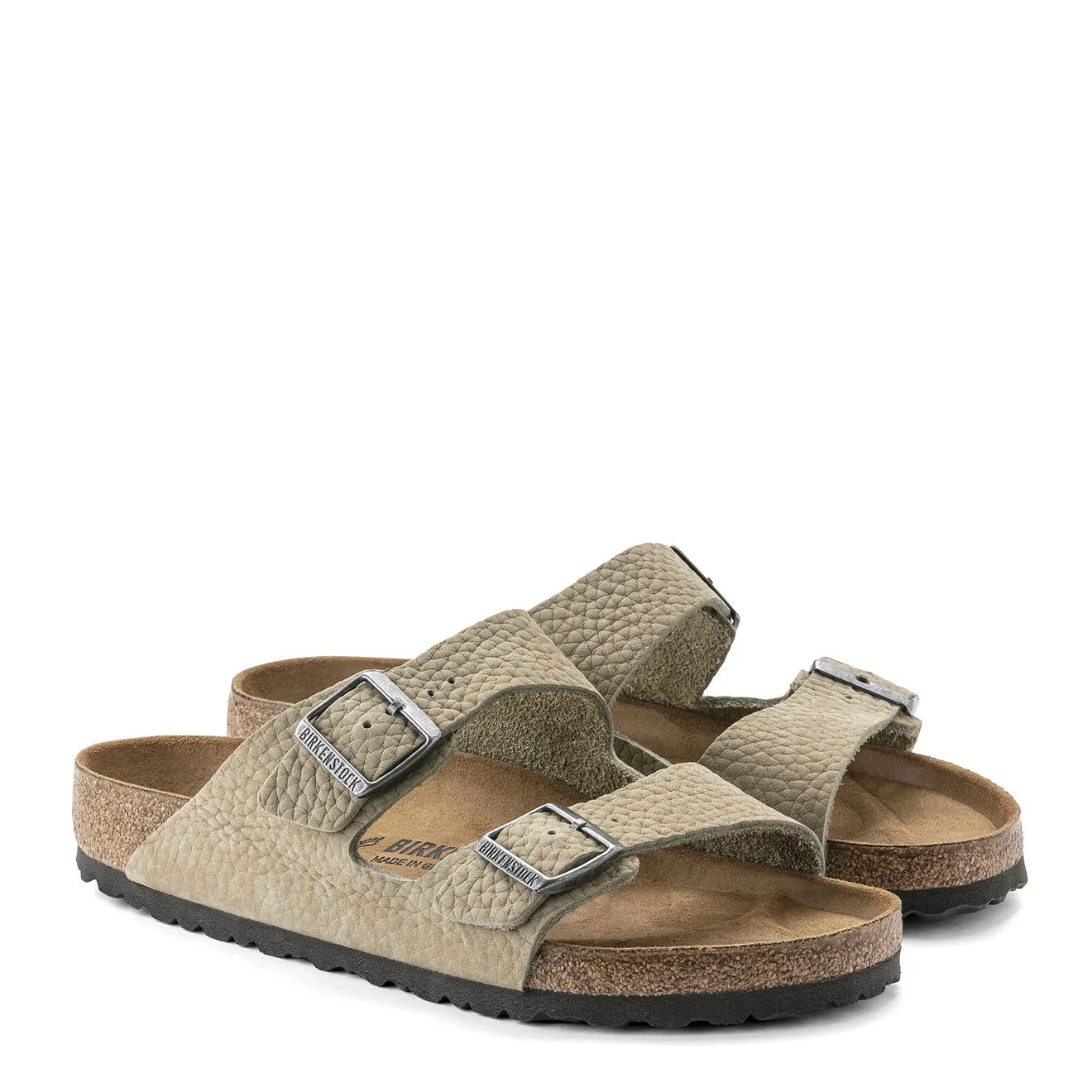 Birkenstock Arizona Regular Sandal Nubuck Khaki