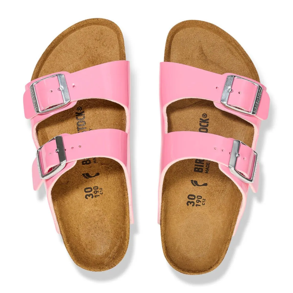 Birkenstock Girl's Arizona Patent Candy Pink