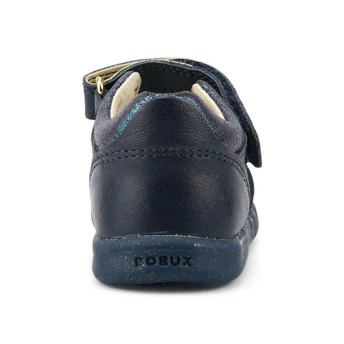 Bobux iwalk IW Gem Girls Leather Sparkle Sandal Navy