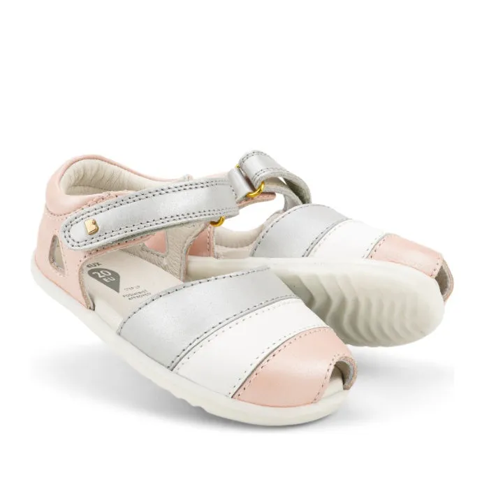 Bobux Step Up Twist Sandal Seashell Shimmer Pink