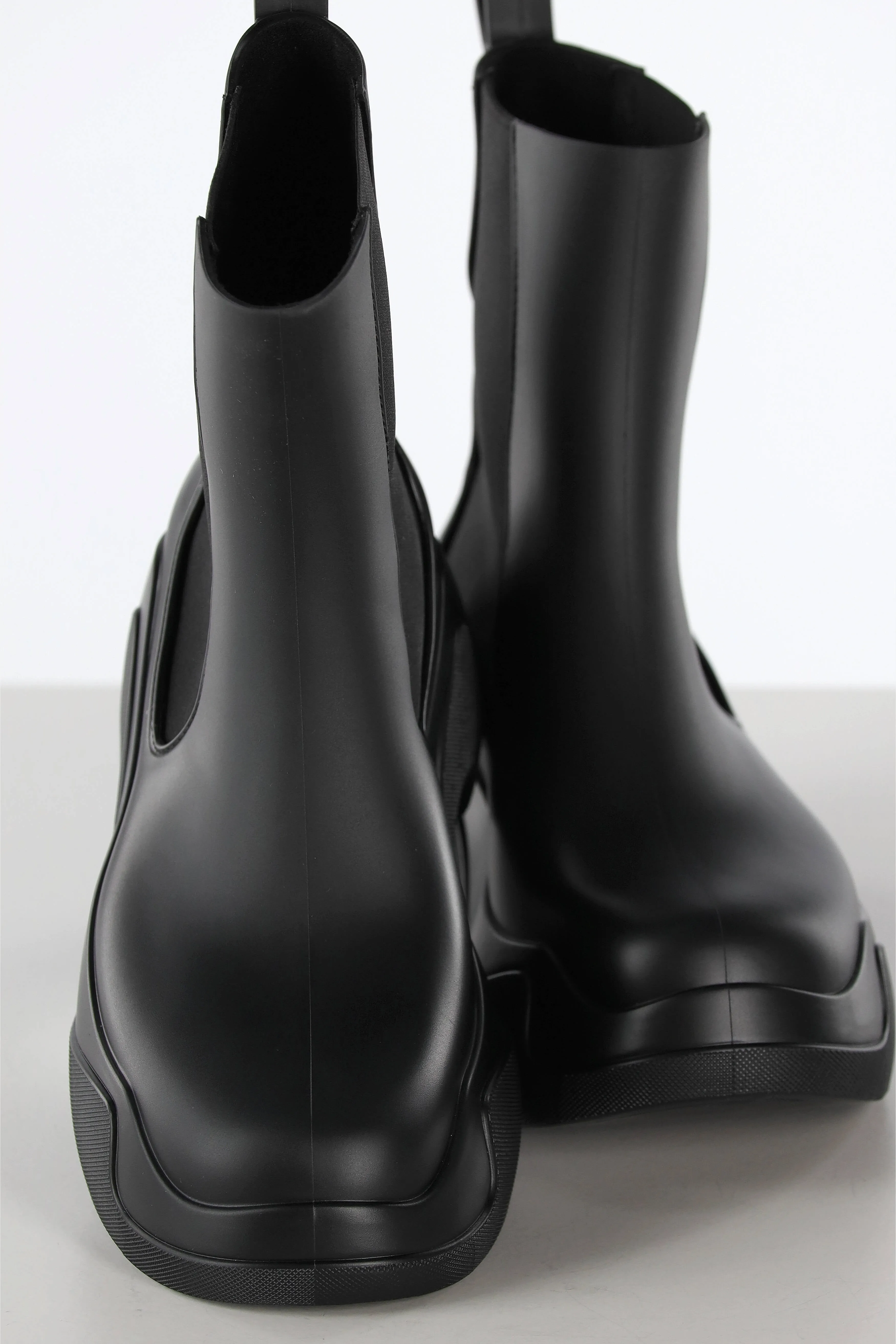 Boots PVC Recyclable in Schwarz