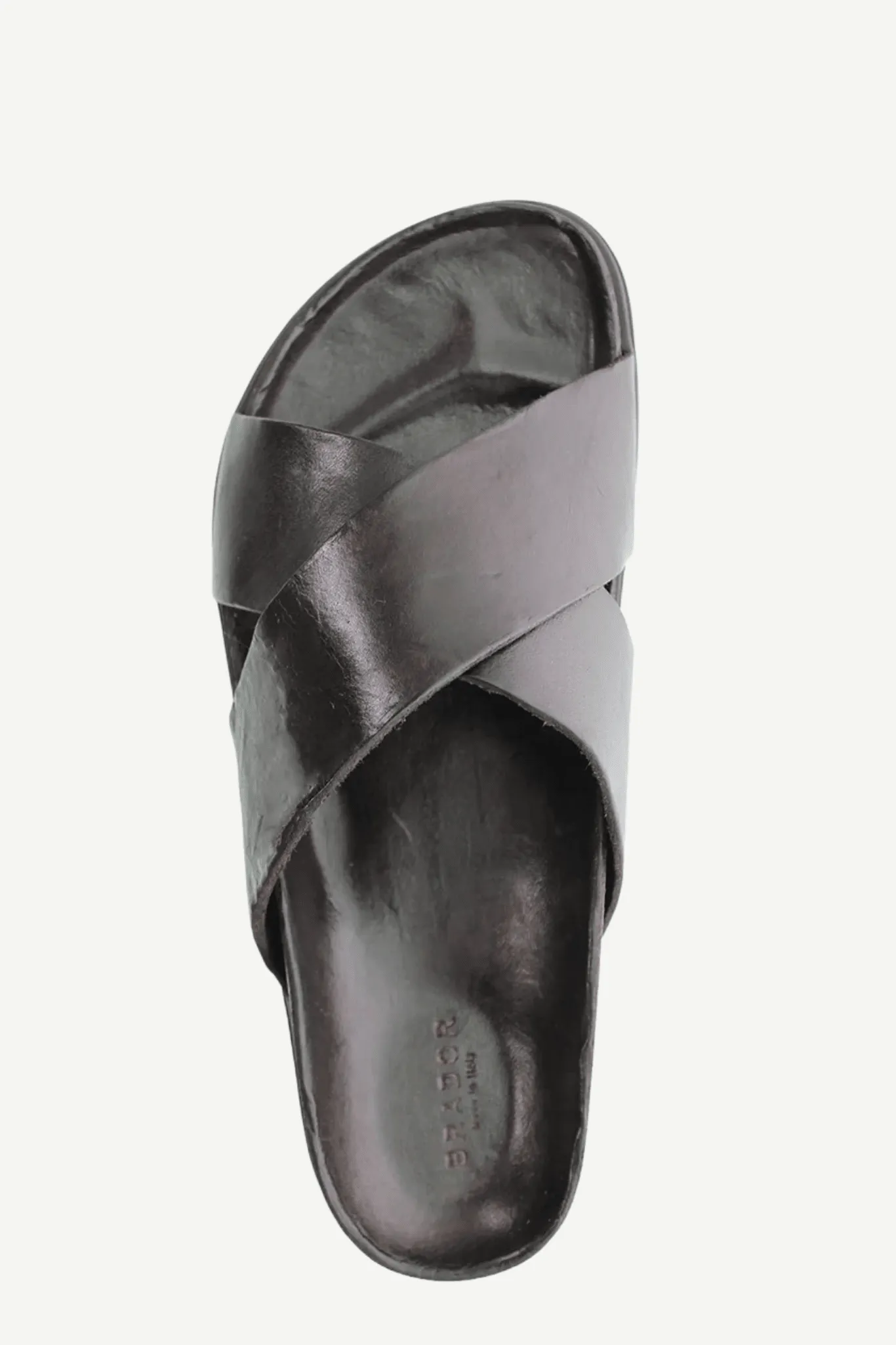 Brador Criss Cross Sandal - Black