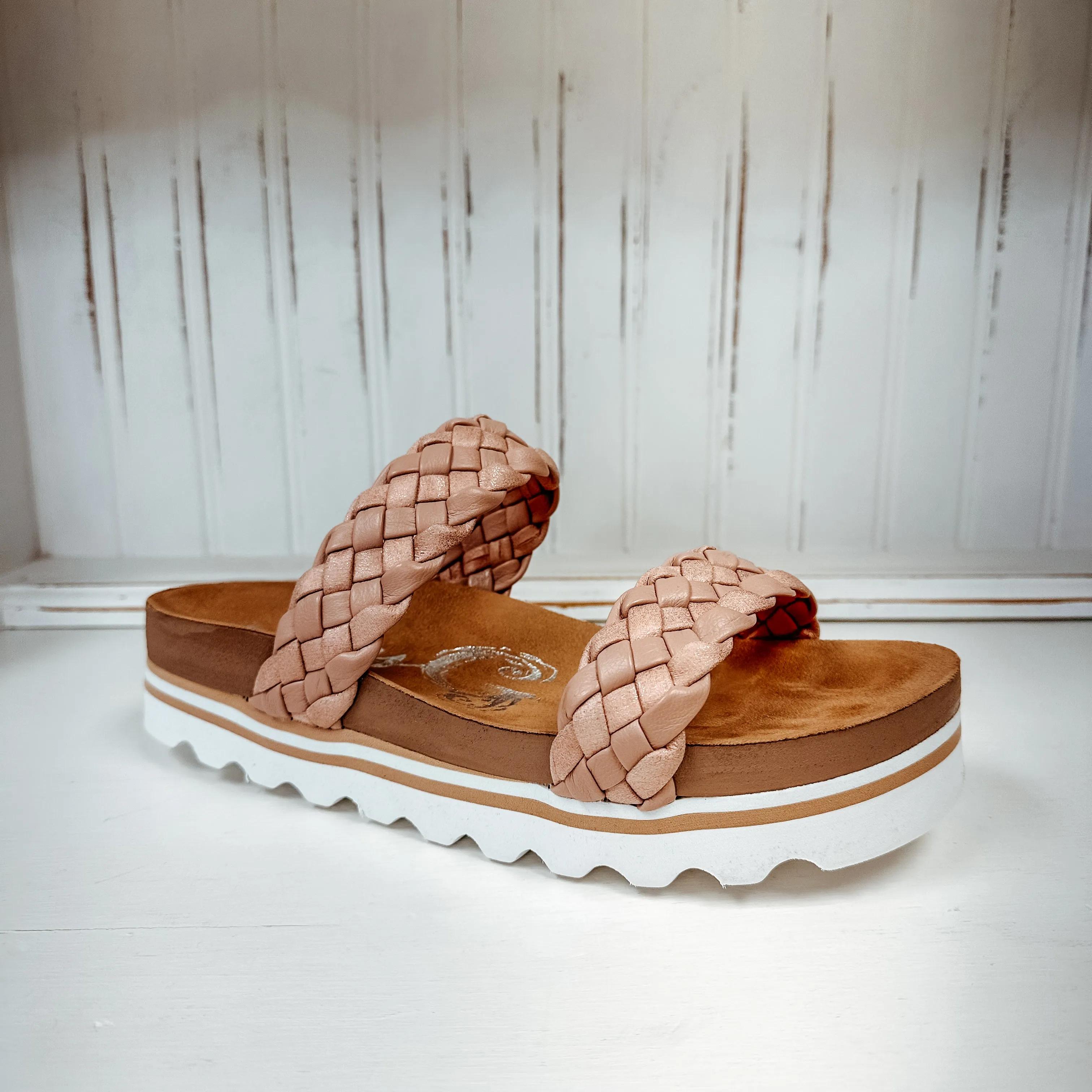 Braidon Platform Sandal - Blush