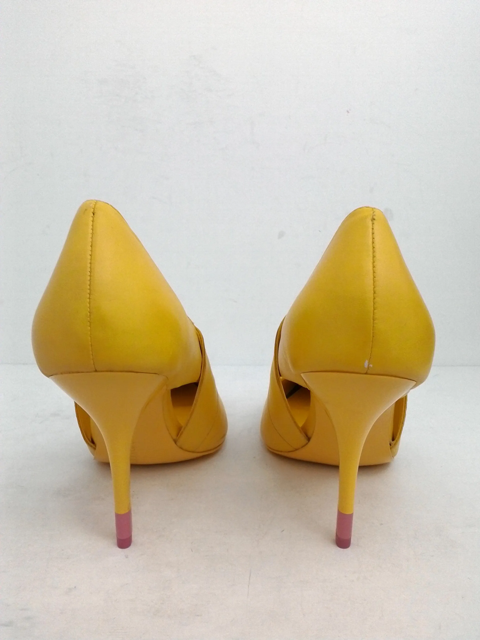 Calvin Klein Women's Monisha Yellow Heel Size 11