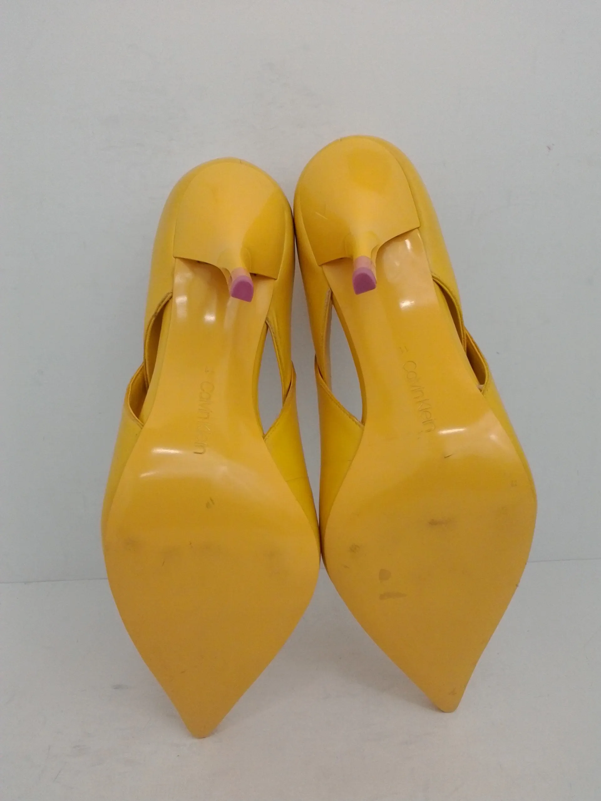 Calvin Klein Women's Monisha Yellow Heel Size 11