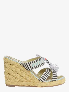 Christian Lacroix Jewel Wedge Sandal