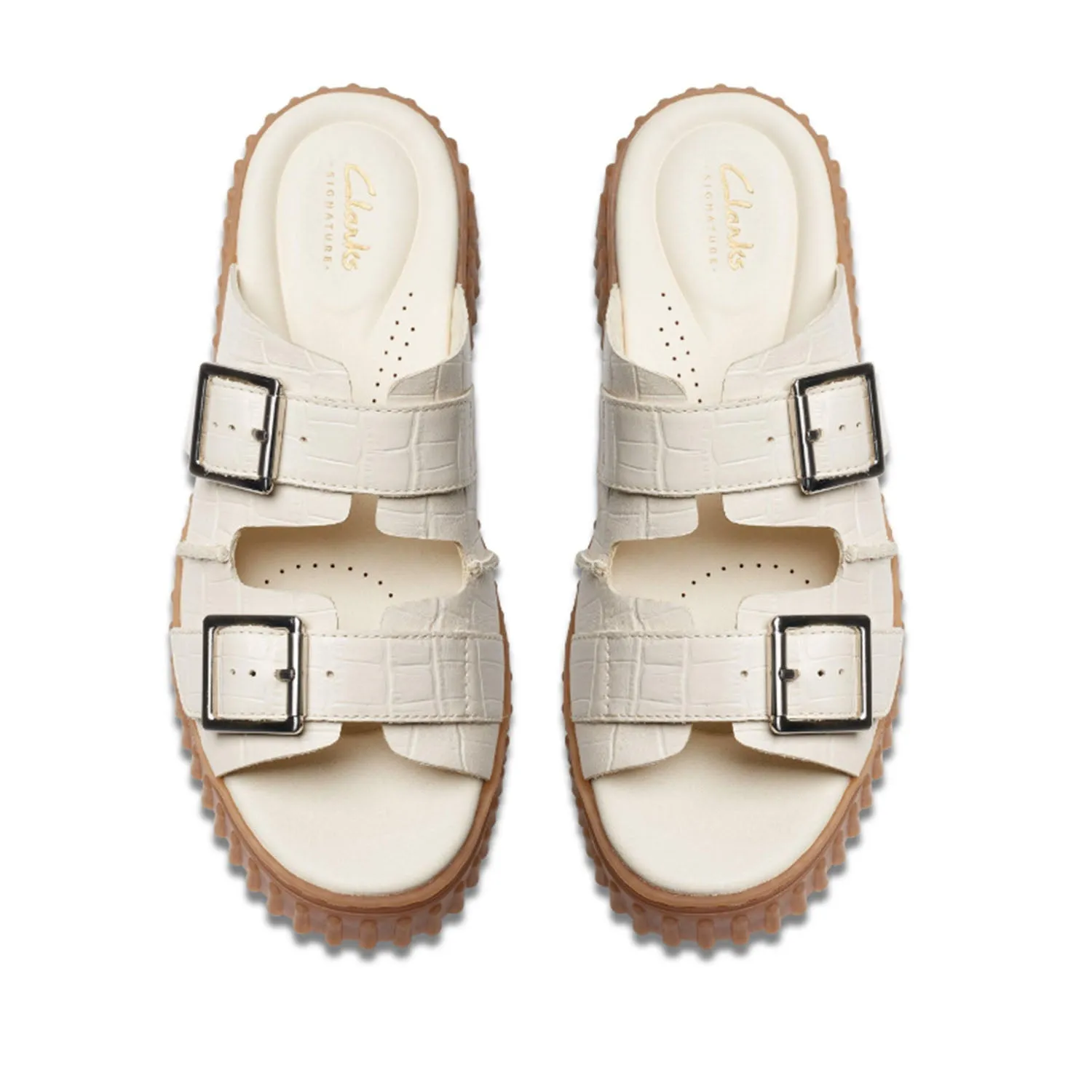 Clarks Women's Torhill Slide in Ivory