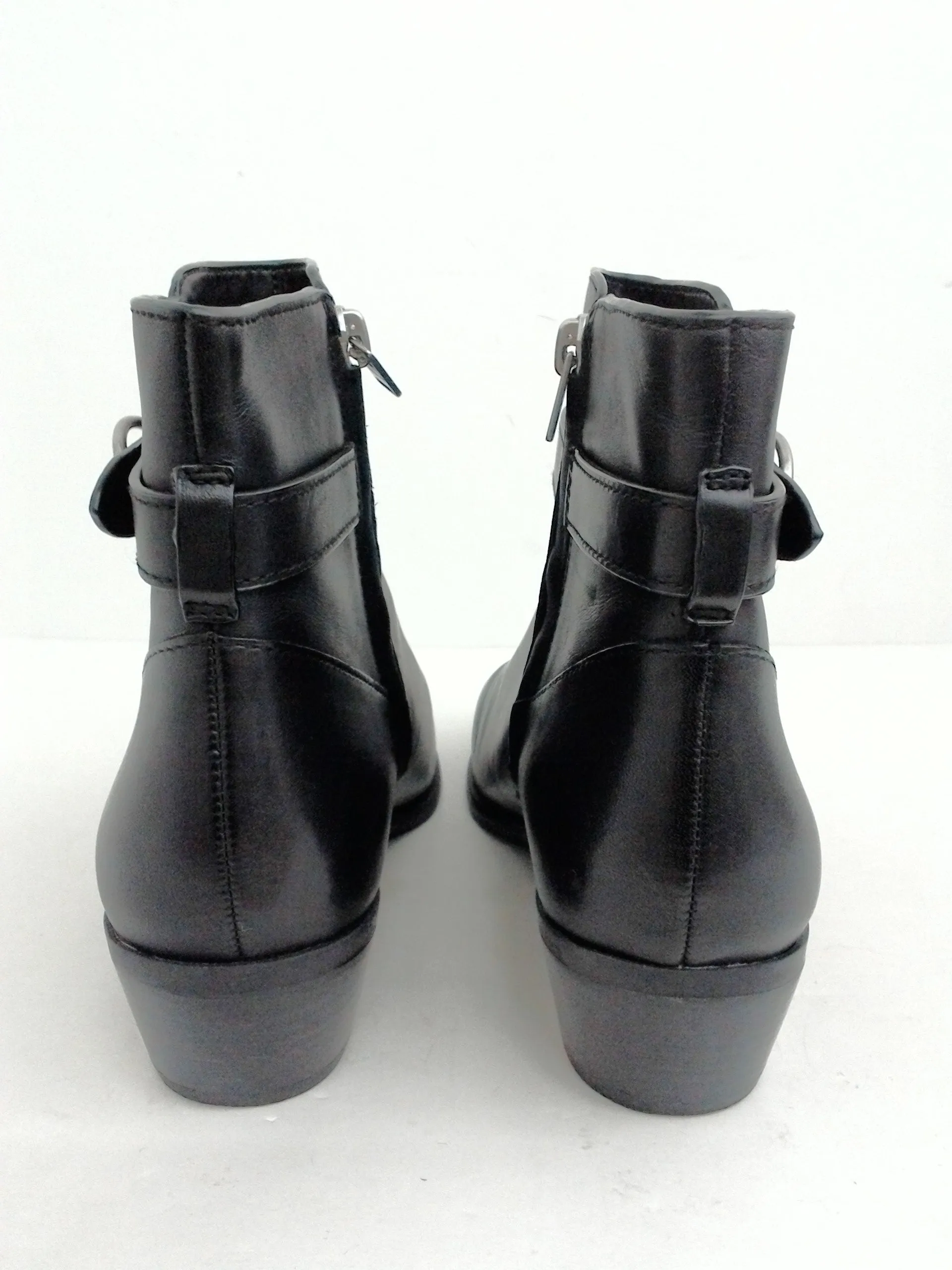 Coach Women's Black Leather Booties Size 9.5 M