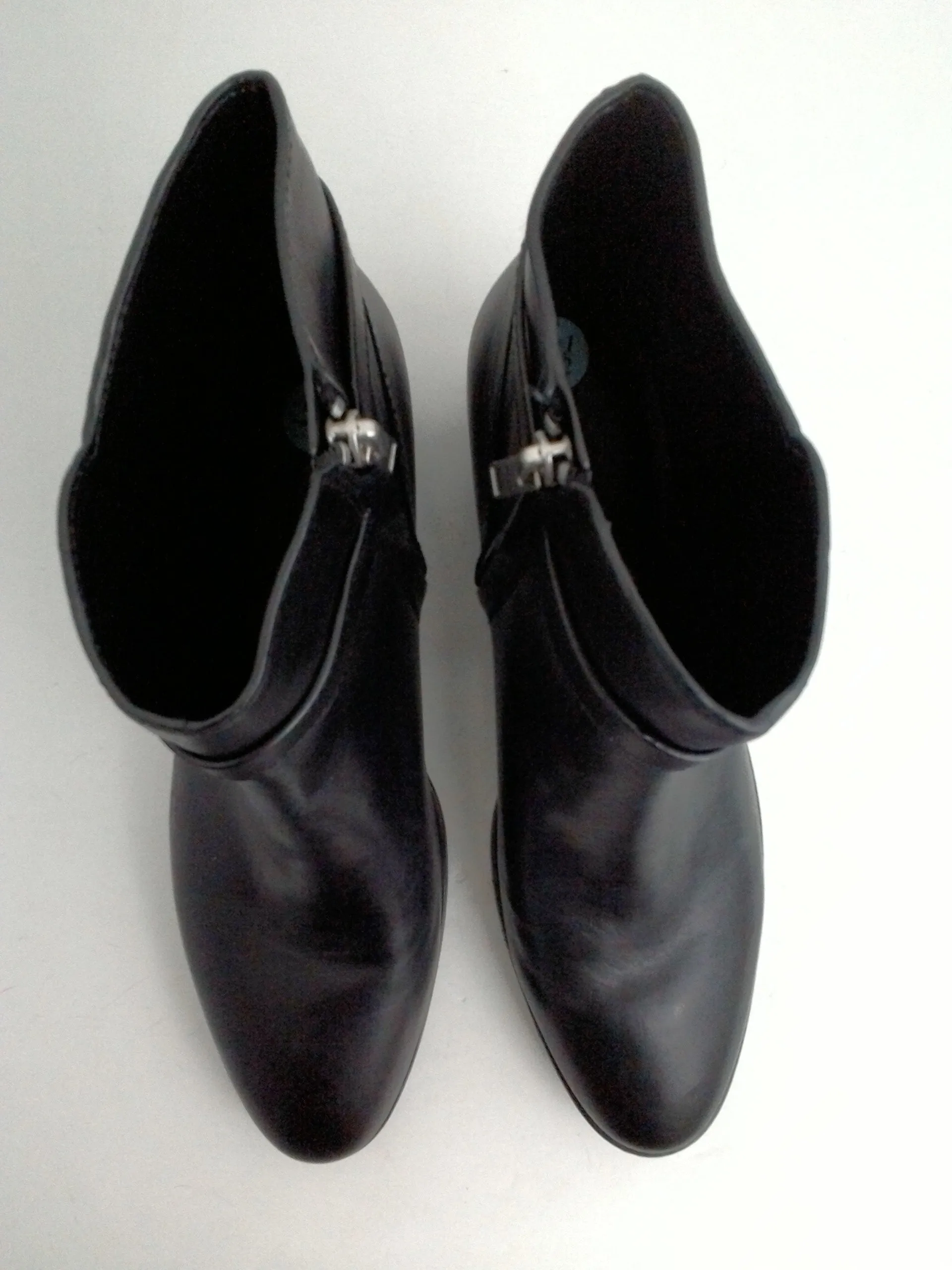 Coach Women's Black Leather Booties Size 9.5 M