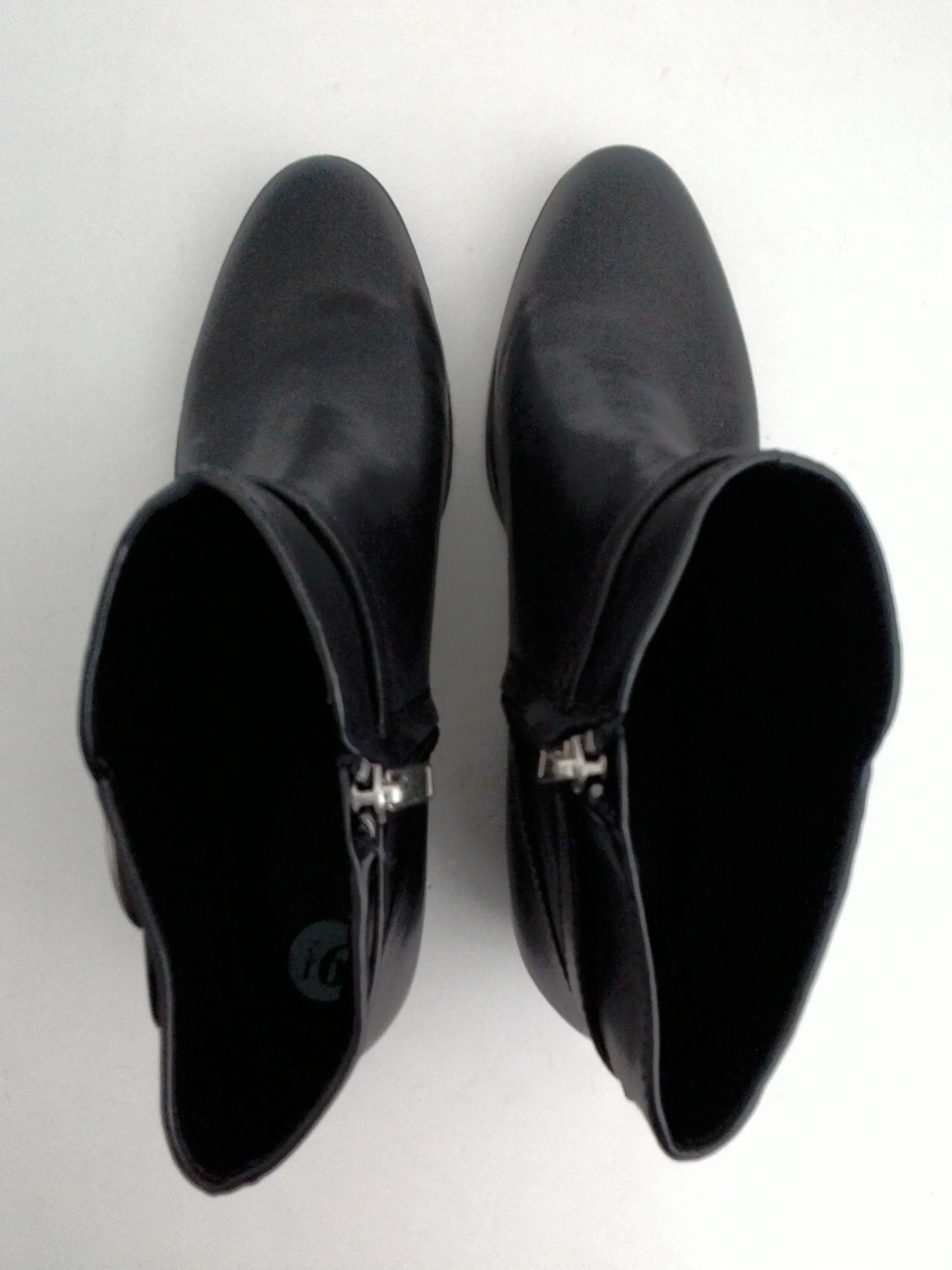 Coach Women's Black Leather Booties Size 9.5 M