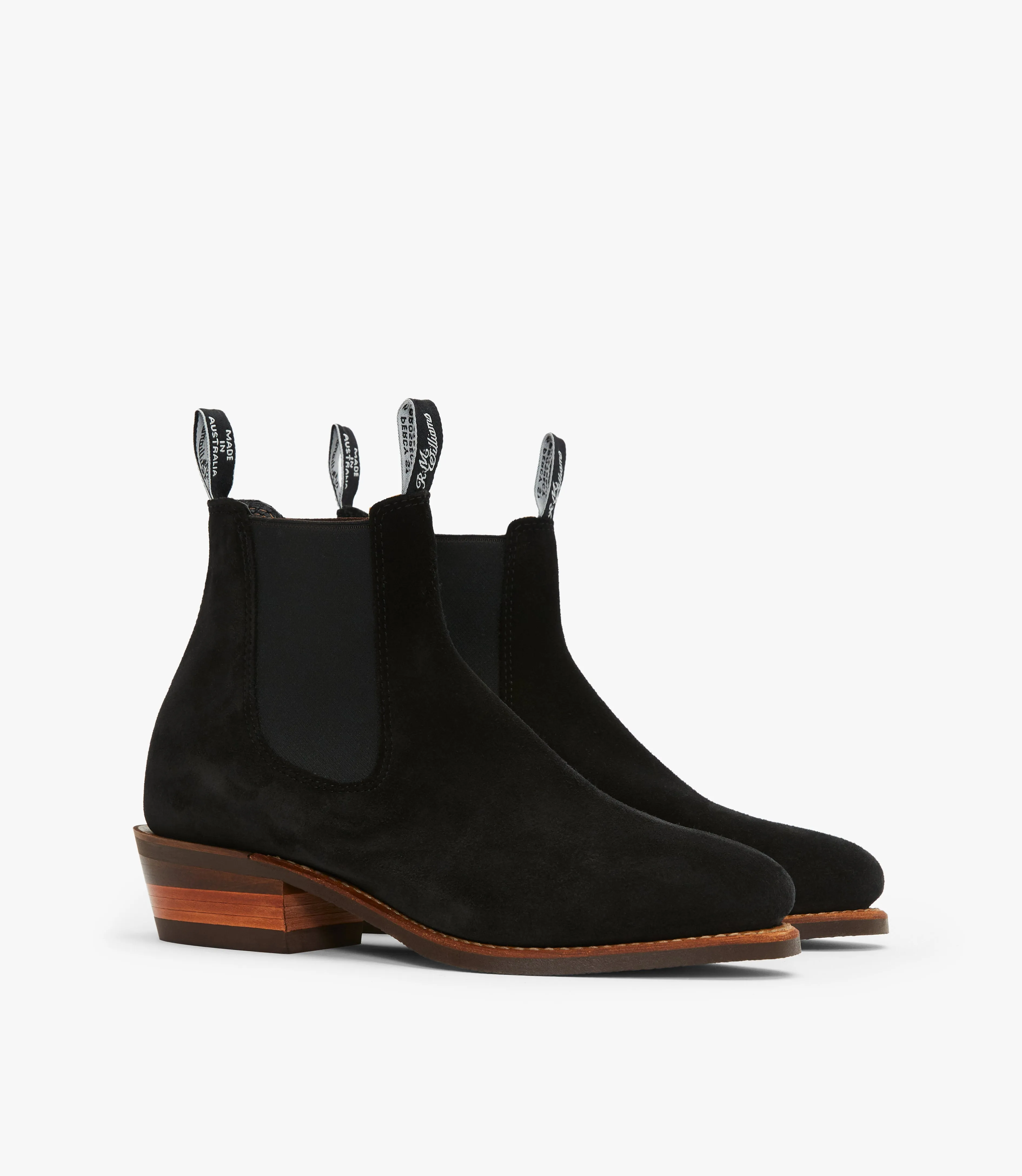 Comfort Lady Yearling - Suede - Raw Edge - Black