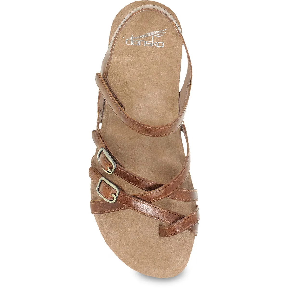 Dansko Roslyn Sandal - Tan Waxy Burnished