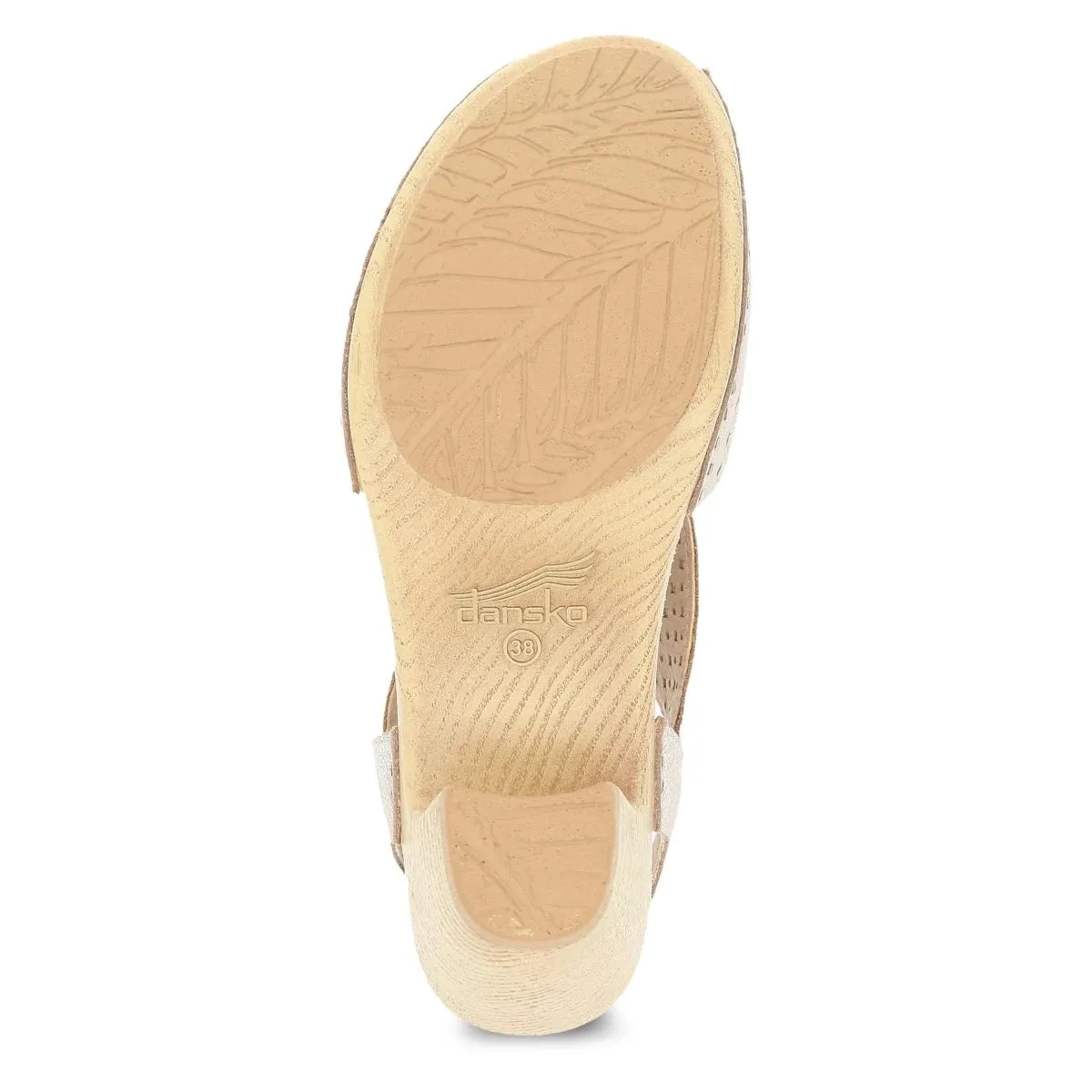 Dansko Teagan Sandal - White Vintage Leather