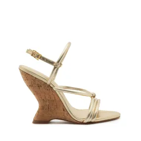 Daryl Metallic Leather Sandal