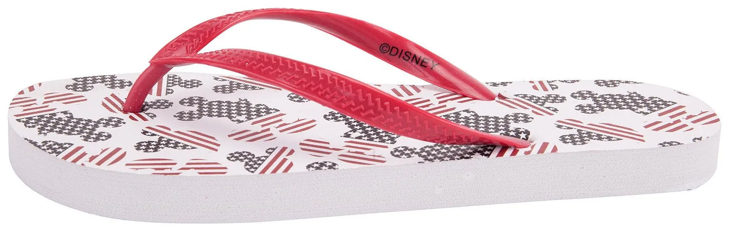 Disney Women's American Flag Mickey Flip Flop