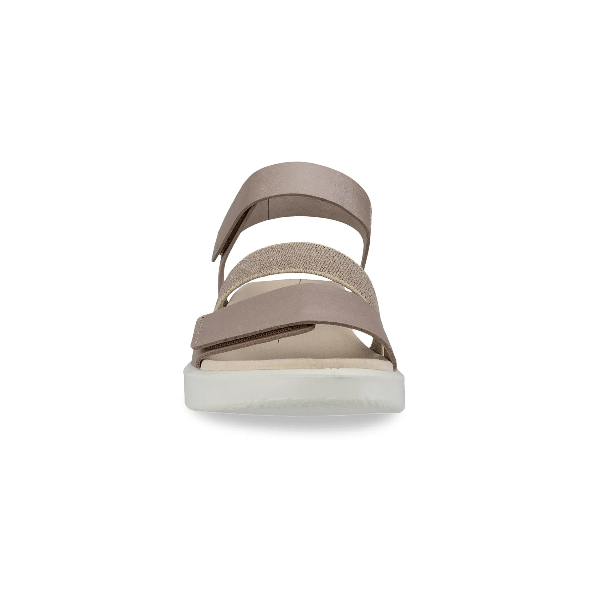 Ecco Flowt 2 Band Sandal Grey Rose Metallic Women's