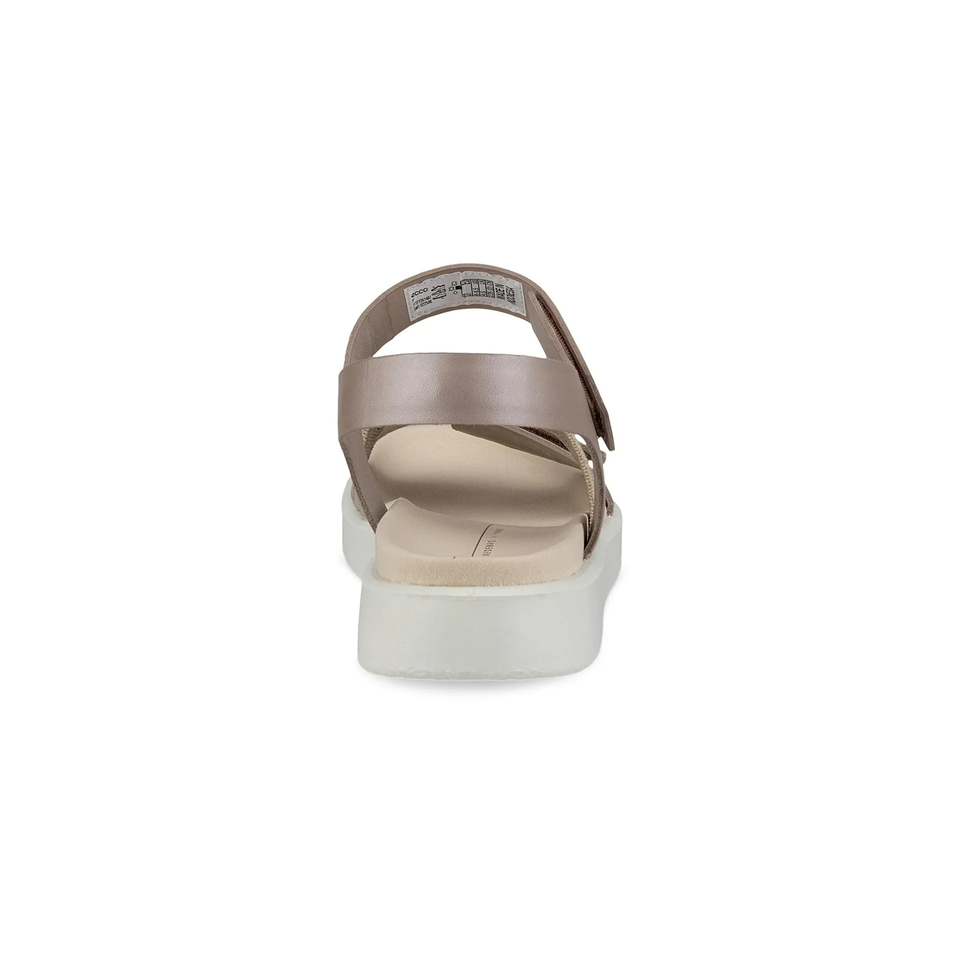 Ecco Flowt 2 Band Sandal Grey Rose Metallic Women's