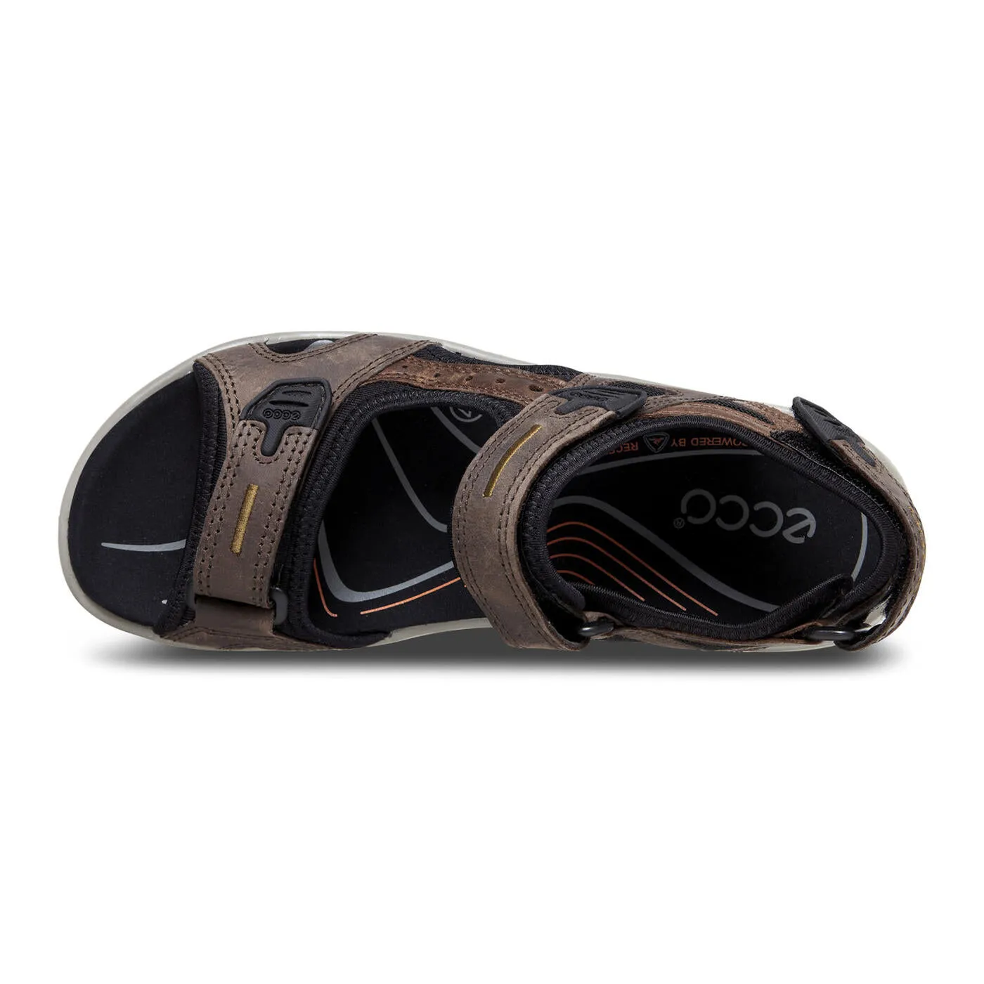 Ecco Yucatan Sandal Espresso Brown