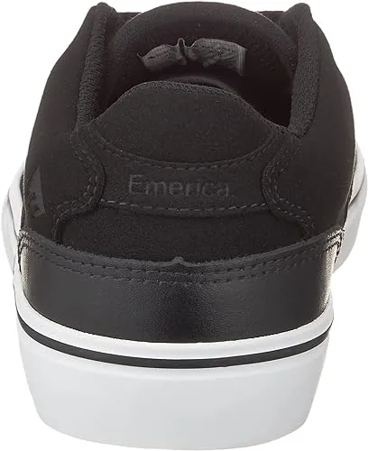 EMERICA LOW VULC YOUTH - BLACK/WHITE/GUM