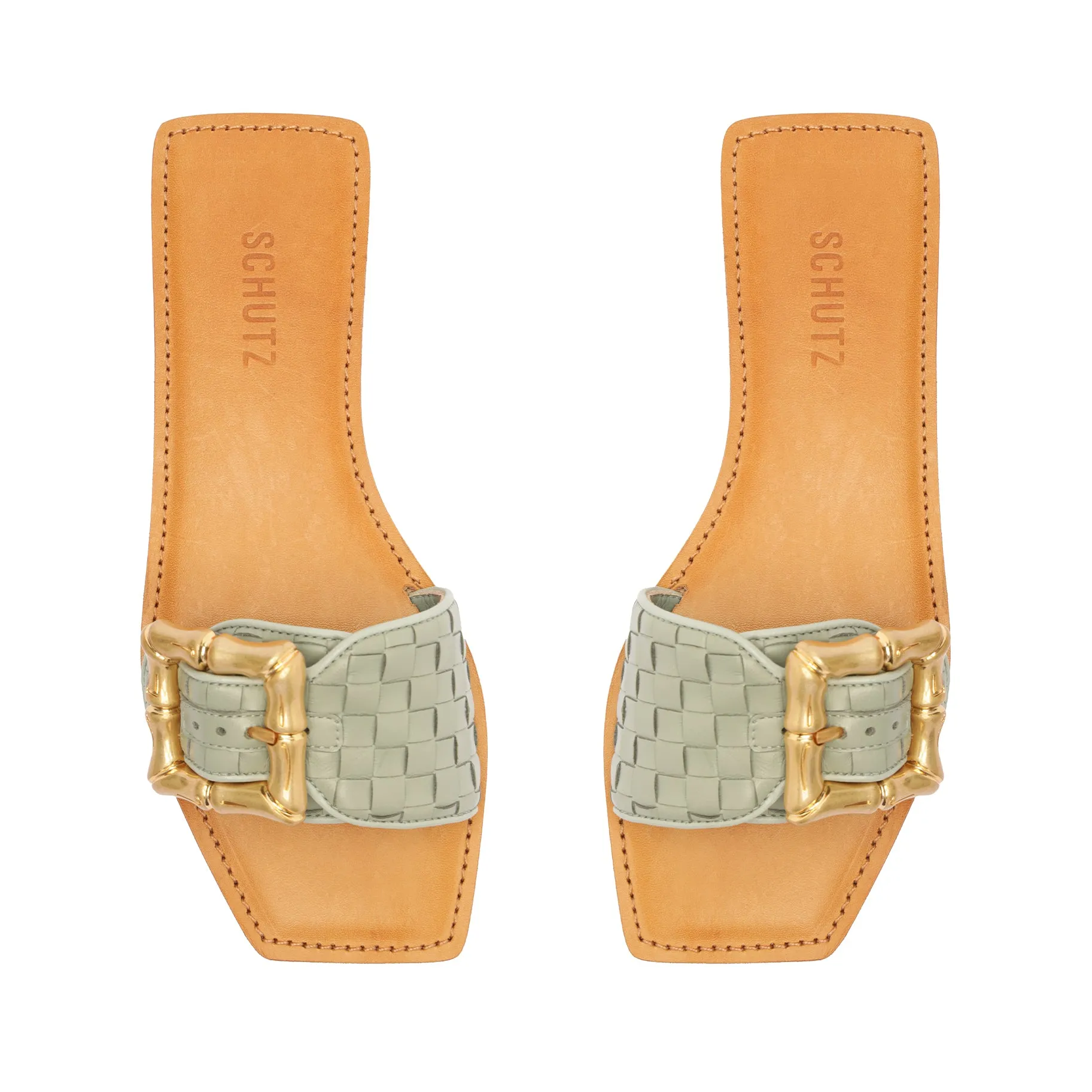 Enola Woven Leather Sandal