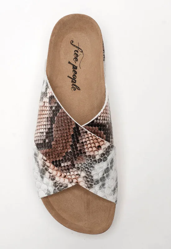 Free People - Sidelines Flatform Sandal Sienna Snake