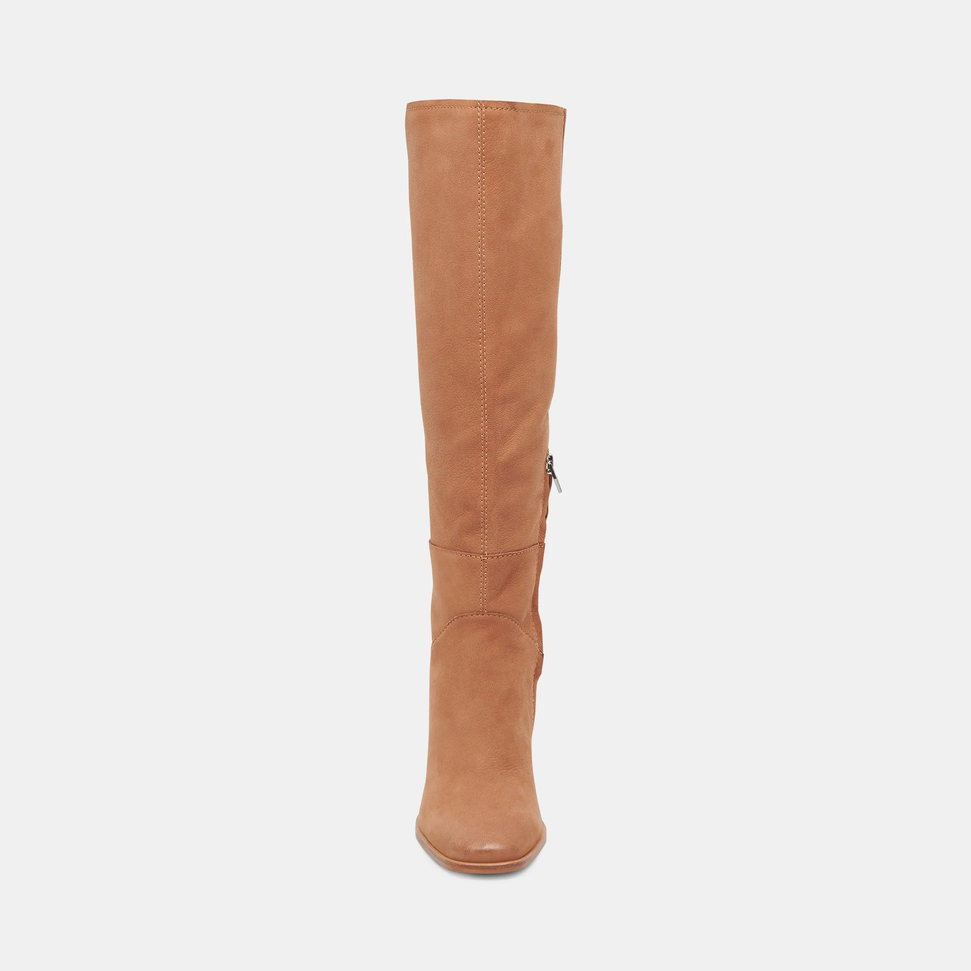 FYNN WIDE CALF BOOTS BROWN NUBUCK