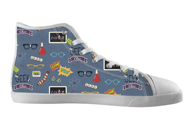 Geek Nerd Pattern Shoes